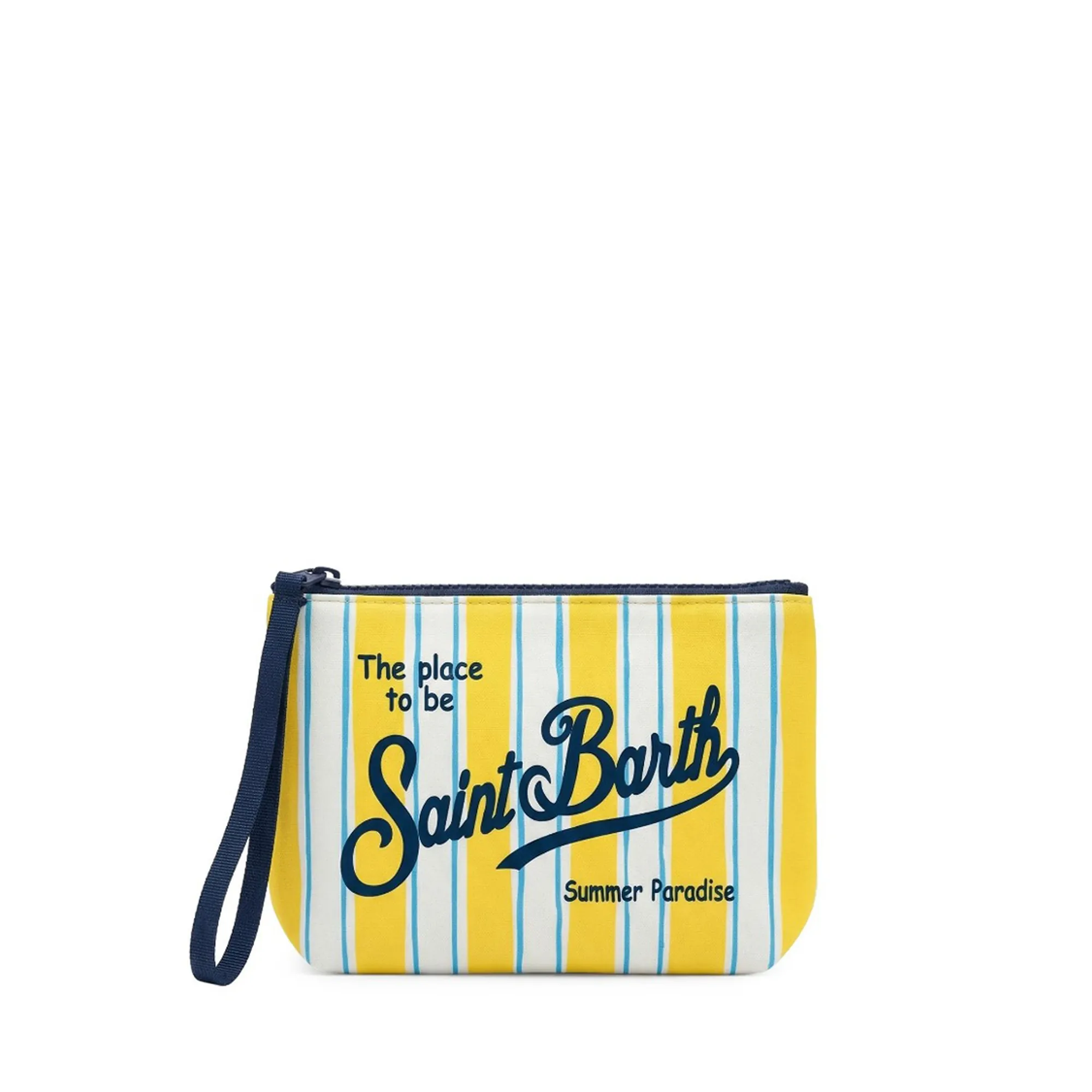 Mc2 Saint Barth Pochette Aline Big Stripes Giallo Alin001-03281L 182279