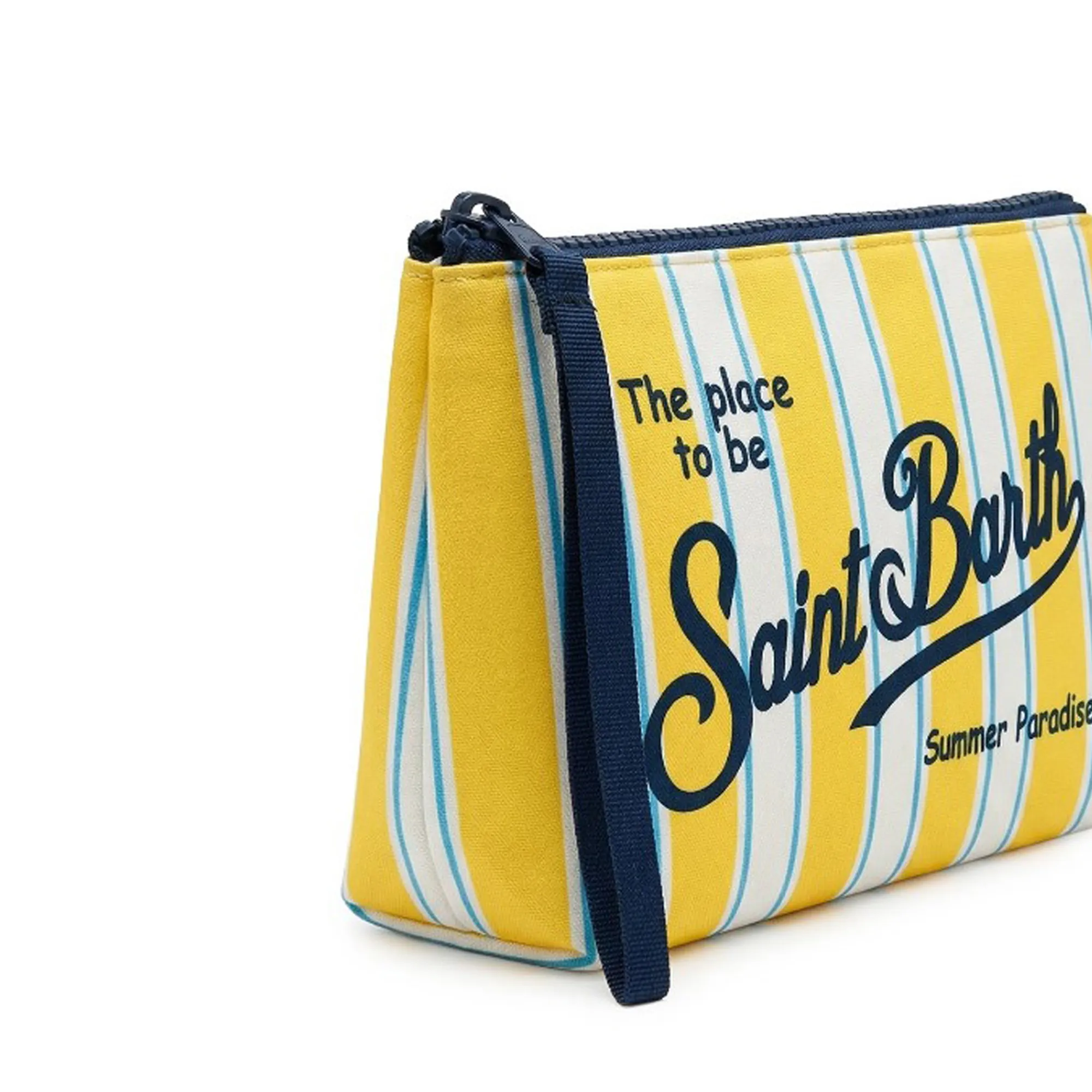 Mc2 Saint Barth Pochette Aline Big Stripes Giallo Alin001-03281L 182280