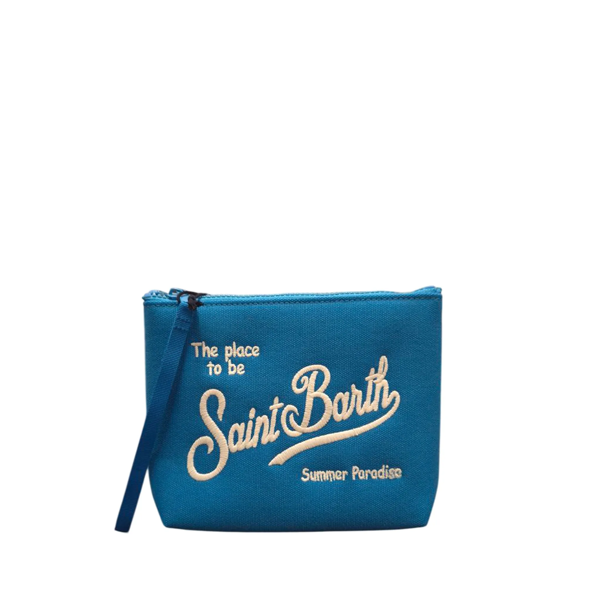 Mc2 Saint Barth B'Aline Canvas Pouch' Light Blue Ali0047-01529L 179224