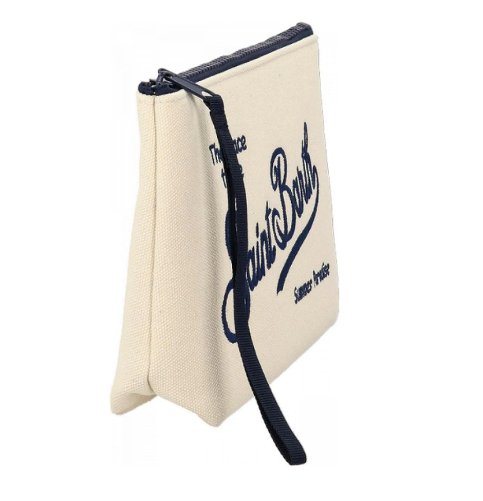Mc2 Saint Barth Pochette Aline Canvas Bianco Sporco Ali0047-00196L 179185