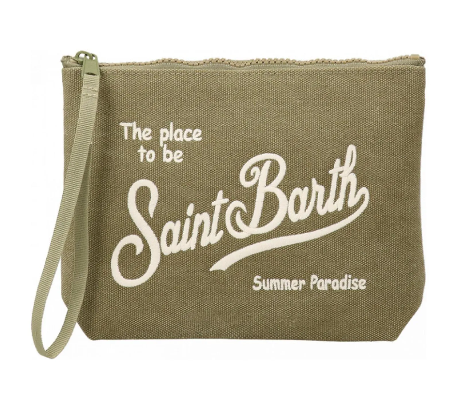 Mc2 Saint Barth Pochette Aline Canvas Salvia Ali0047-00294L 179190