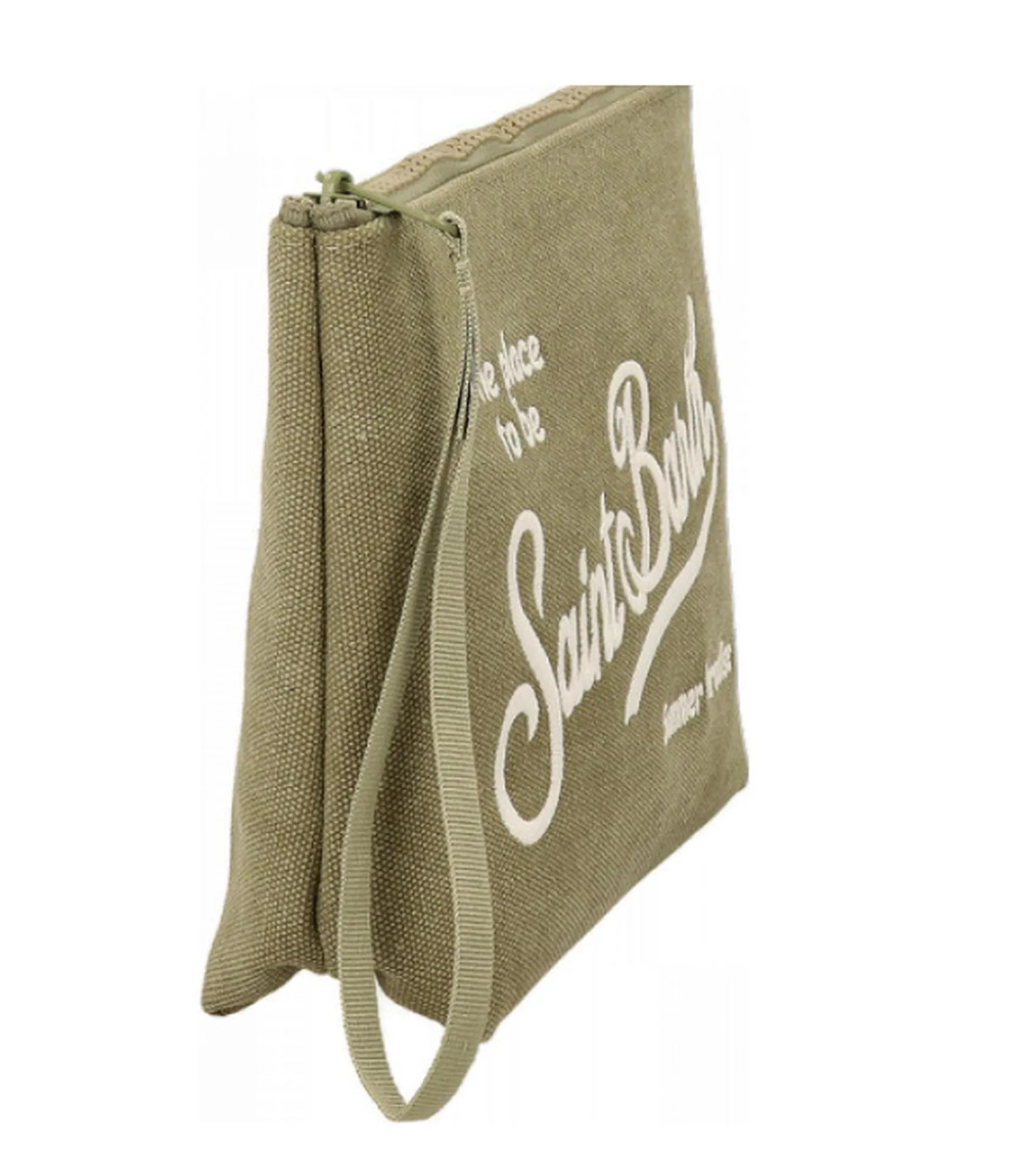 Mc2 Saint Barth Pochette Aline Canvas Salvia Ali0047-00294L 179192