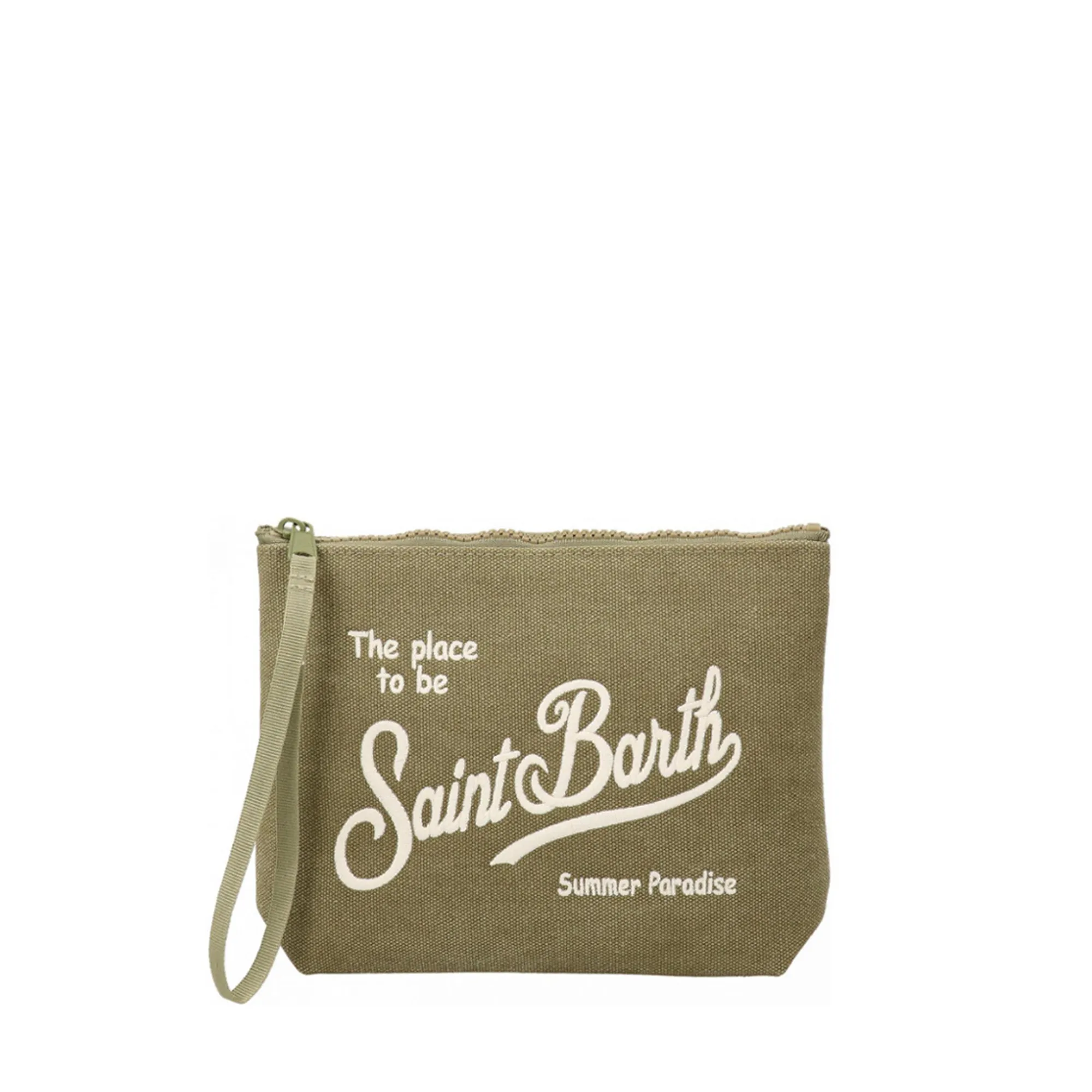 Mc2 Saint Barth Pochette Aline Canvas Salvia Ali0047-00294L 179257