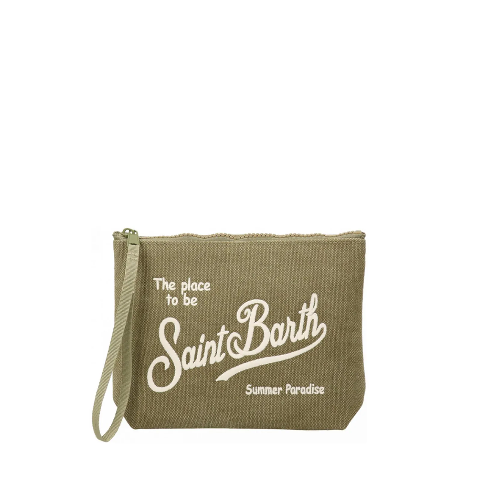 Mc2 Saint Barth Pochette Aline Canvas Salvia Ali0047-00294L 179257