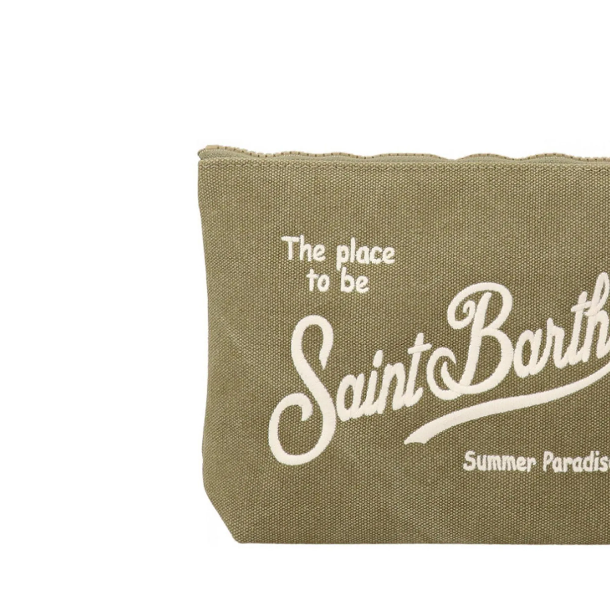 Mc2 Saint Barth Pochette Aline Canvas Salvia Ali0047-00294L 179258
