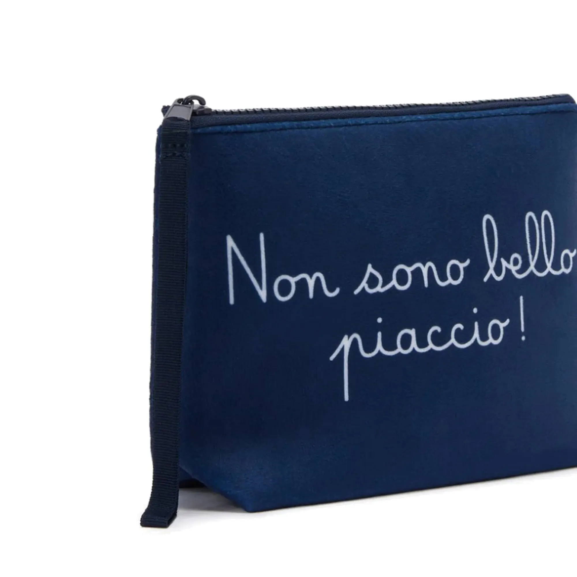 Mc2 Saint Barth Pochette Aline Con Stampa Non Sono Bello Piaccio Blu Ali0002-02828I 164695
