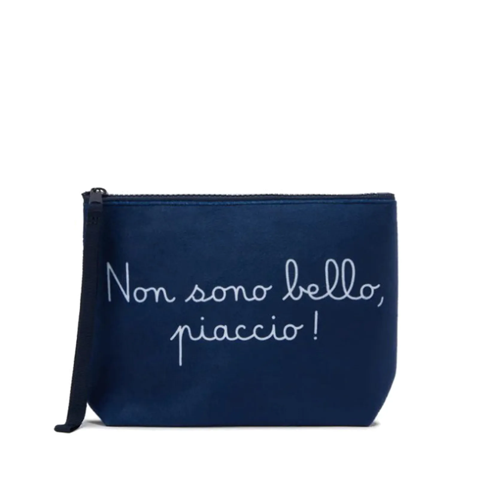 Mc2 Saint Barth Pochette Aline Con Stampa Non Sono Bello Piaccio Blu Ali0002-02828I 164696