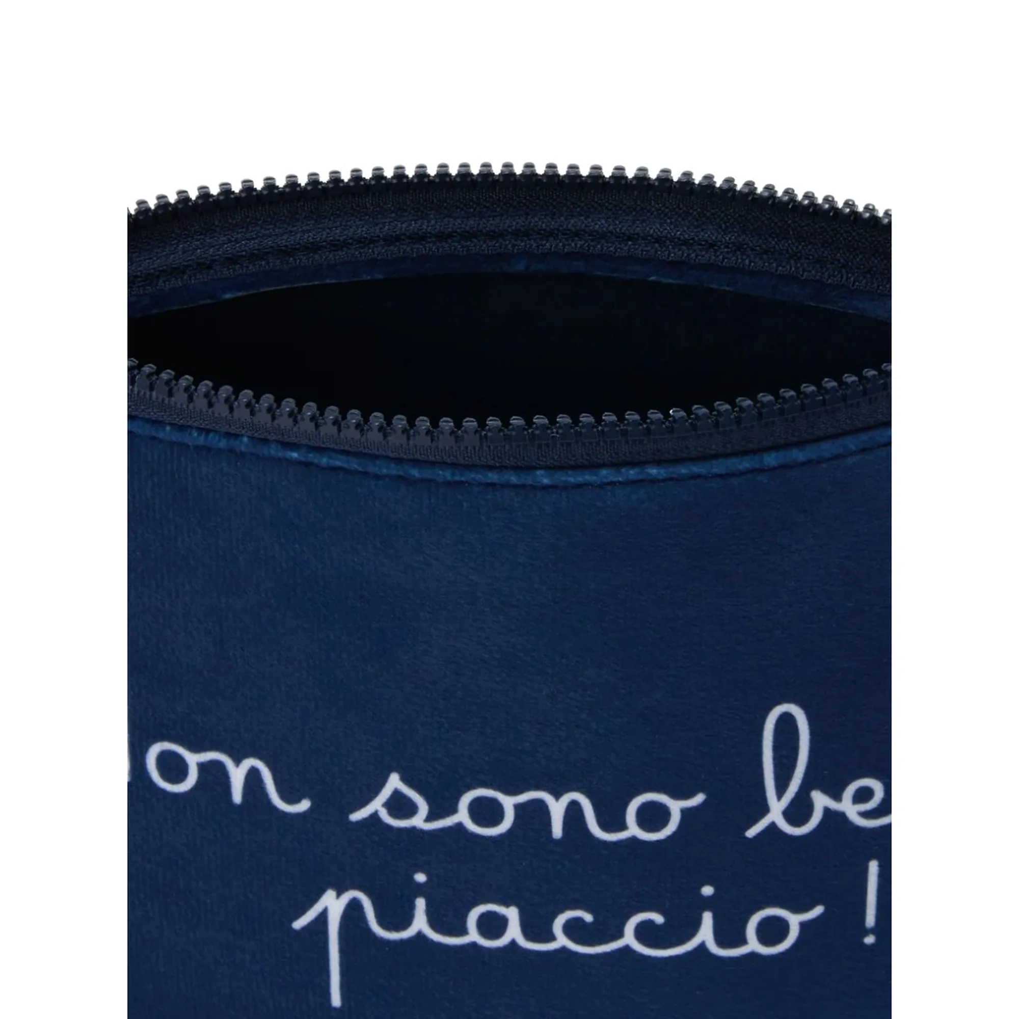 Mc2 Saint Barth Pochette Aline Con Stampa Non Sono Bello Piaccio Blu Ali0002-02828I 164697