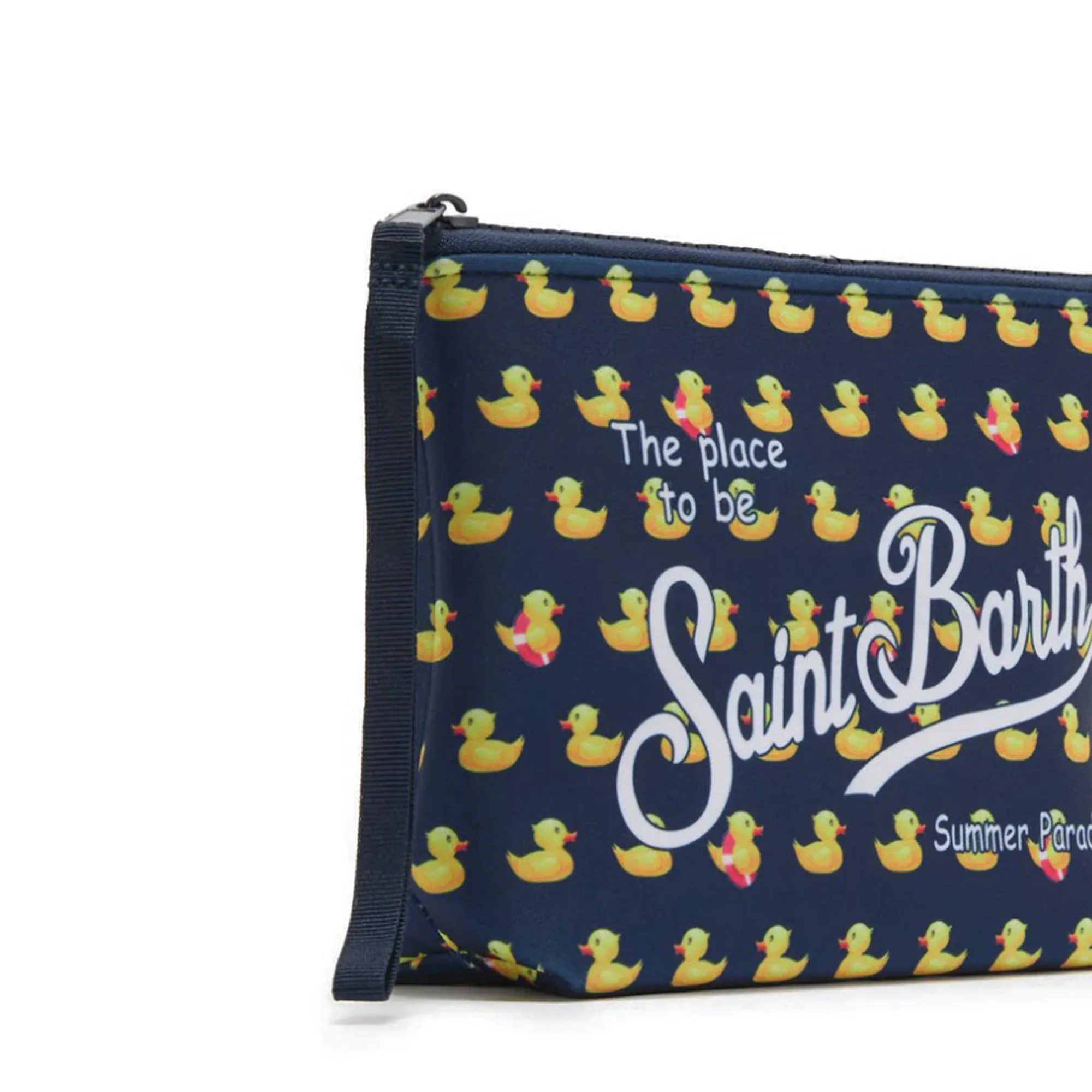 Mc2 Saint Barth B'Aline Pouch With Duck Print' Blu Alin001-03152L 178997
