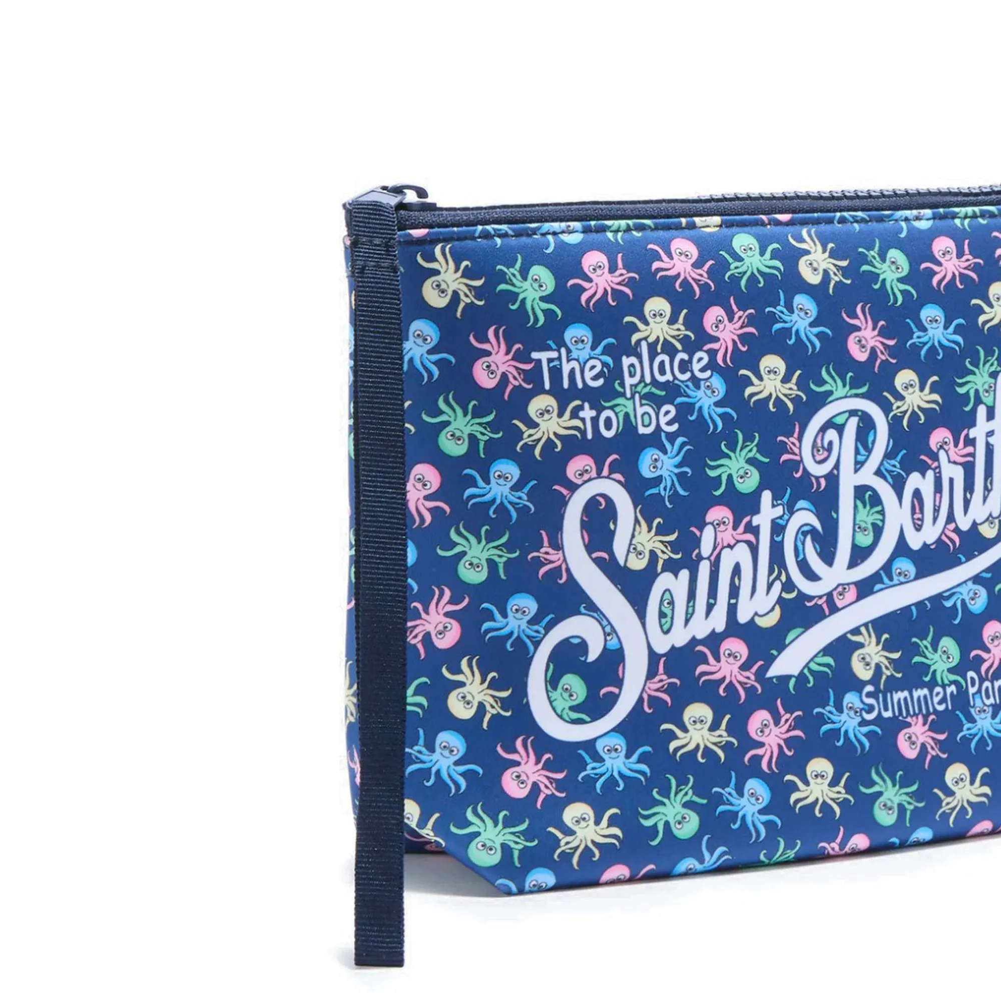 Mc2 Saint Barth Pochette Aline Con Stampa Polipetti Blu Alin001-00117L 178885