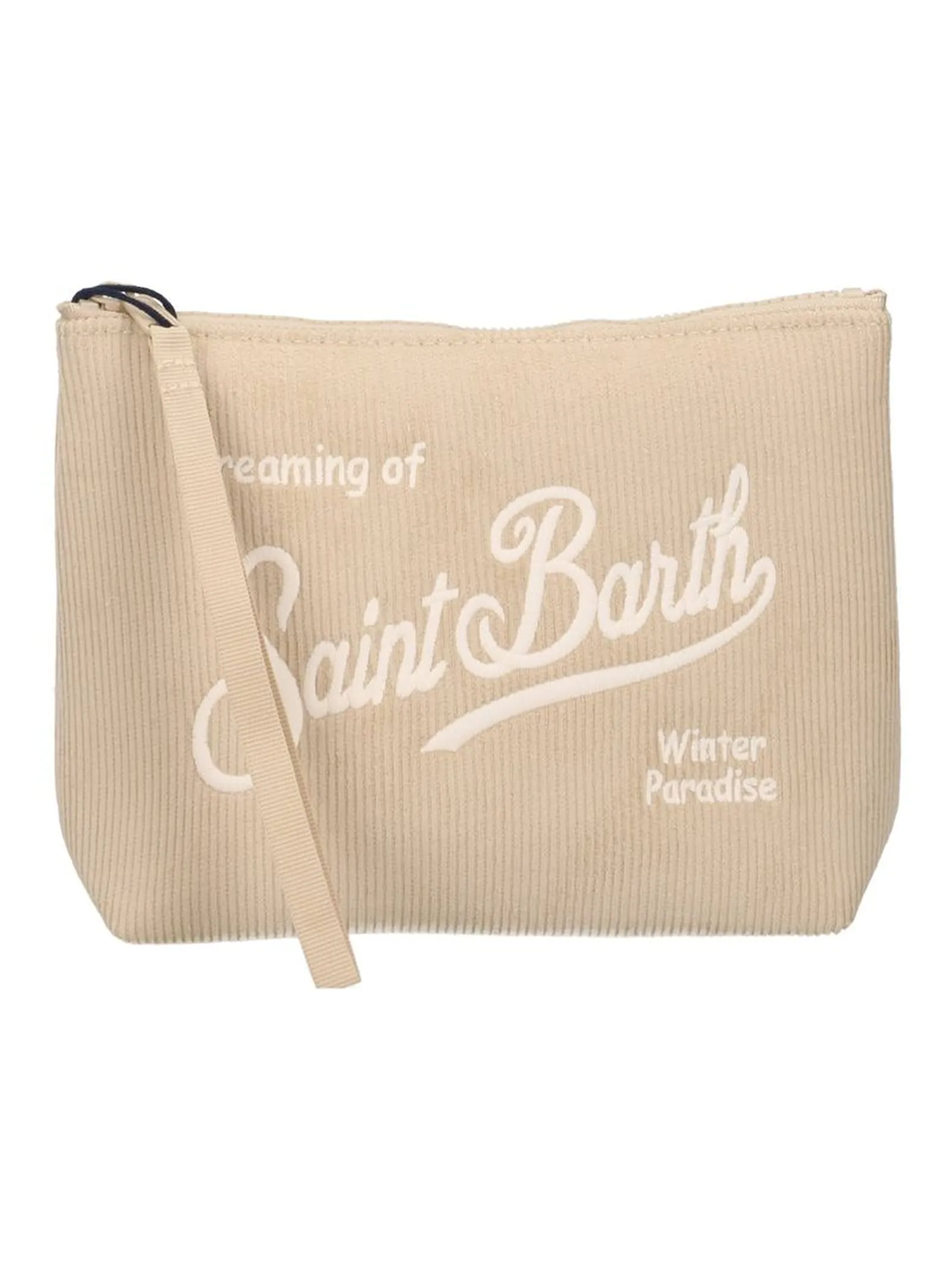 Mc2 Saint Barth Pochette Aline Corduroy Beige Ali0059-02550M 195328