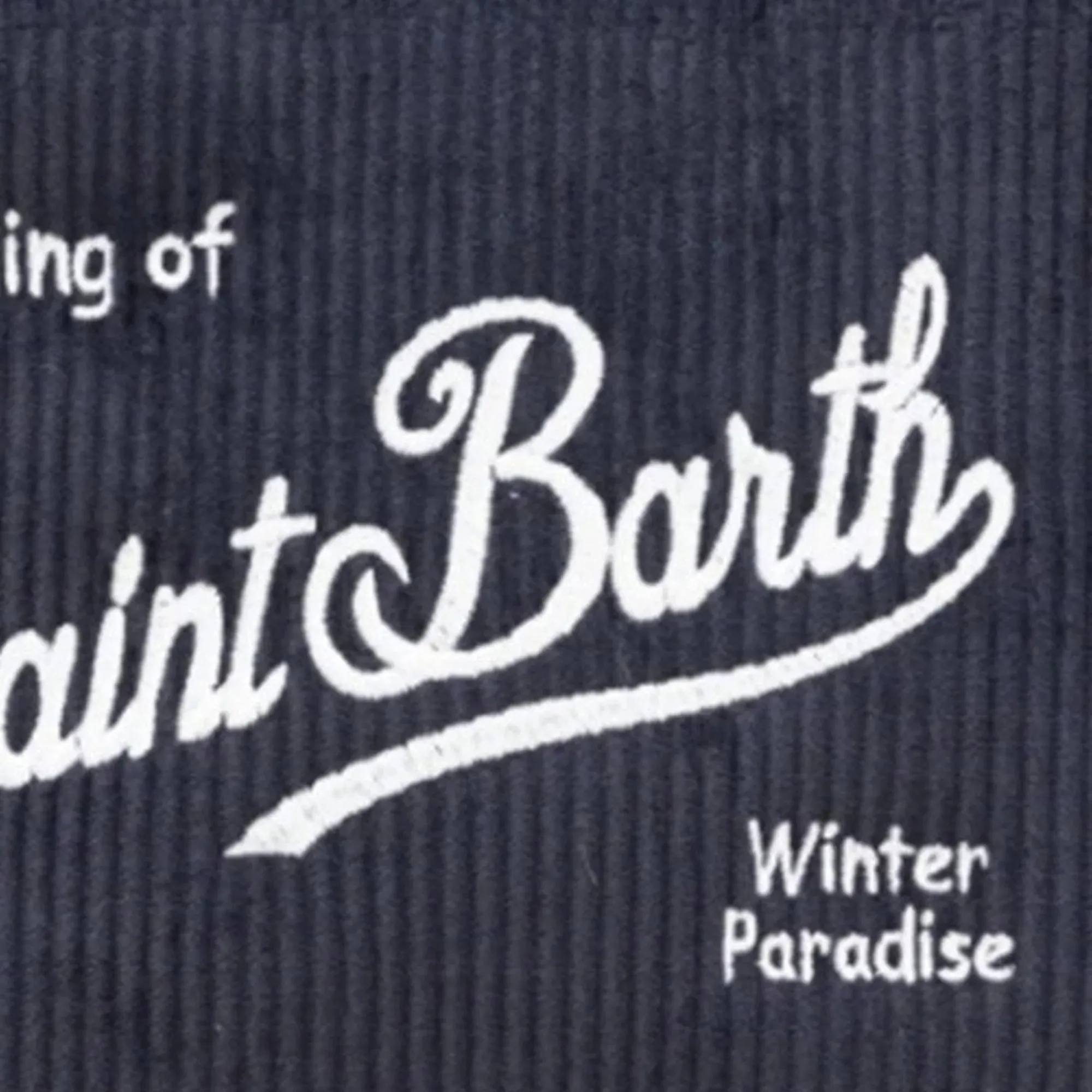 Mc2 Saint Barth Pochette Aline Corduroy Blu Ali0024-00164I 164679