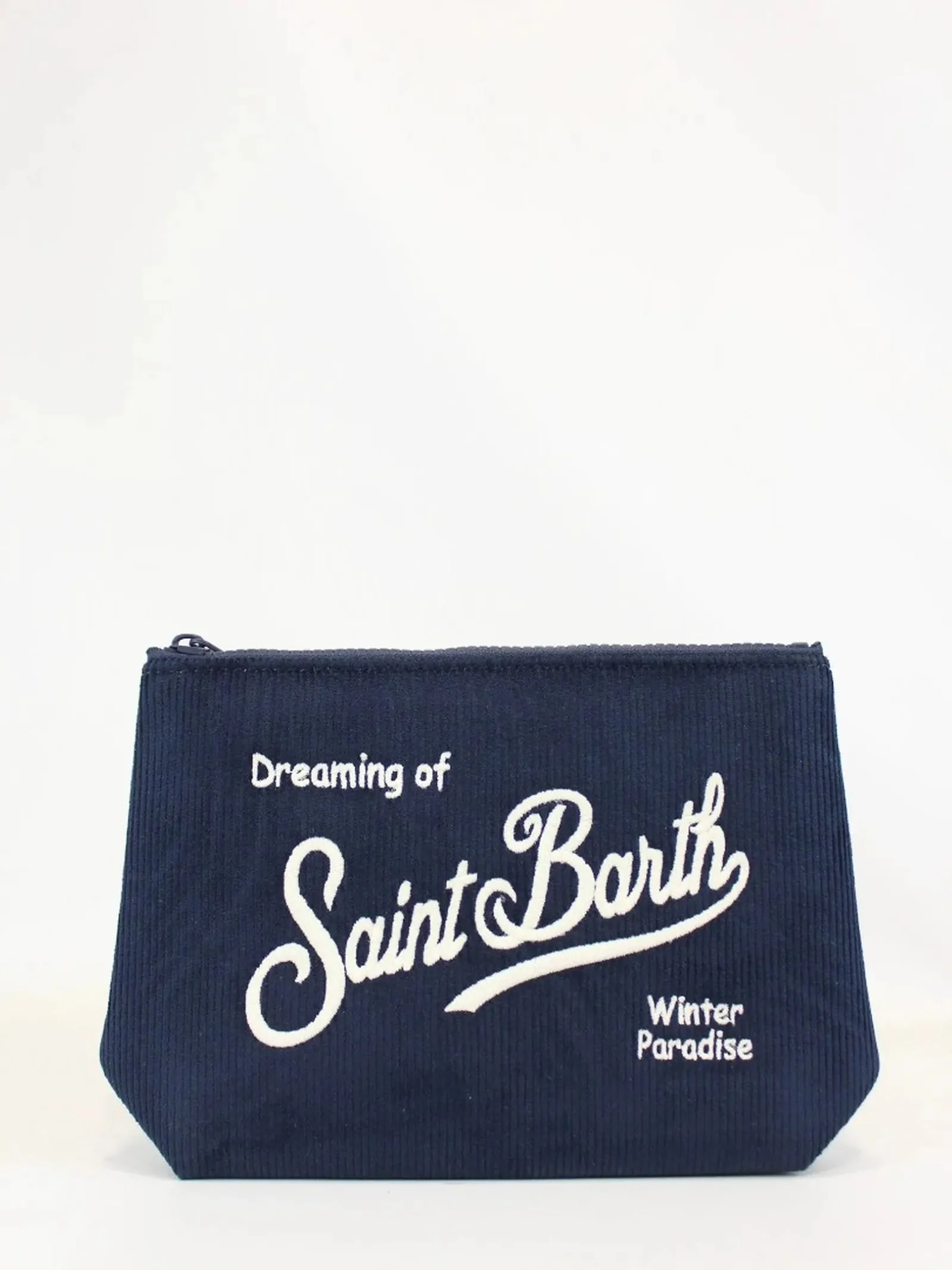 Mc2 Saint Barth Pochette Aline Corduroy Blu Ali0059-00191M 195354