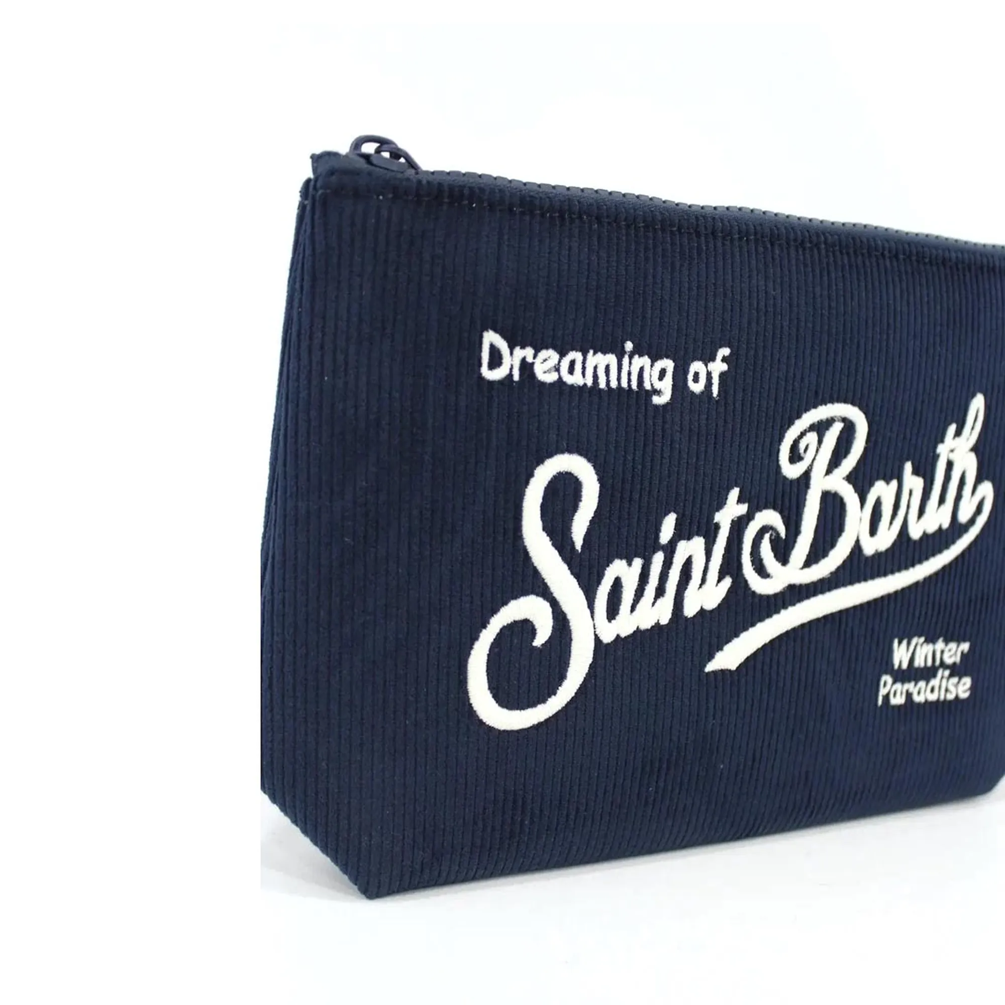 Mc2 Saint Barth Pochette Aline Corduroy Blu Ali0059-00191M 196506