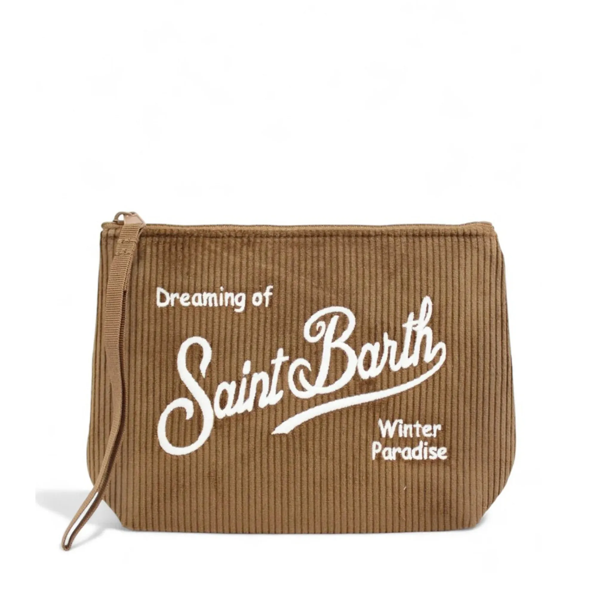 Mc2 Saint Barth Pochette Aline Corduroy Marrone Ali0024-01042I 164673