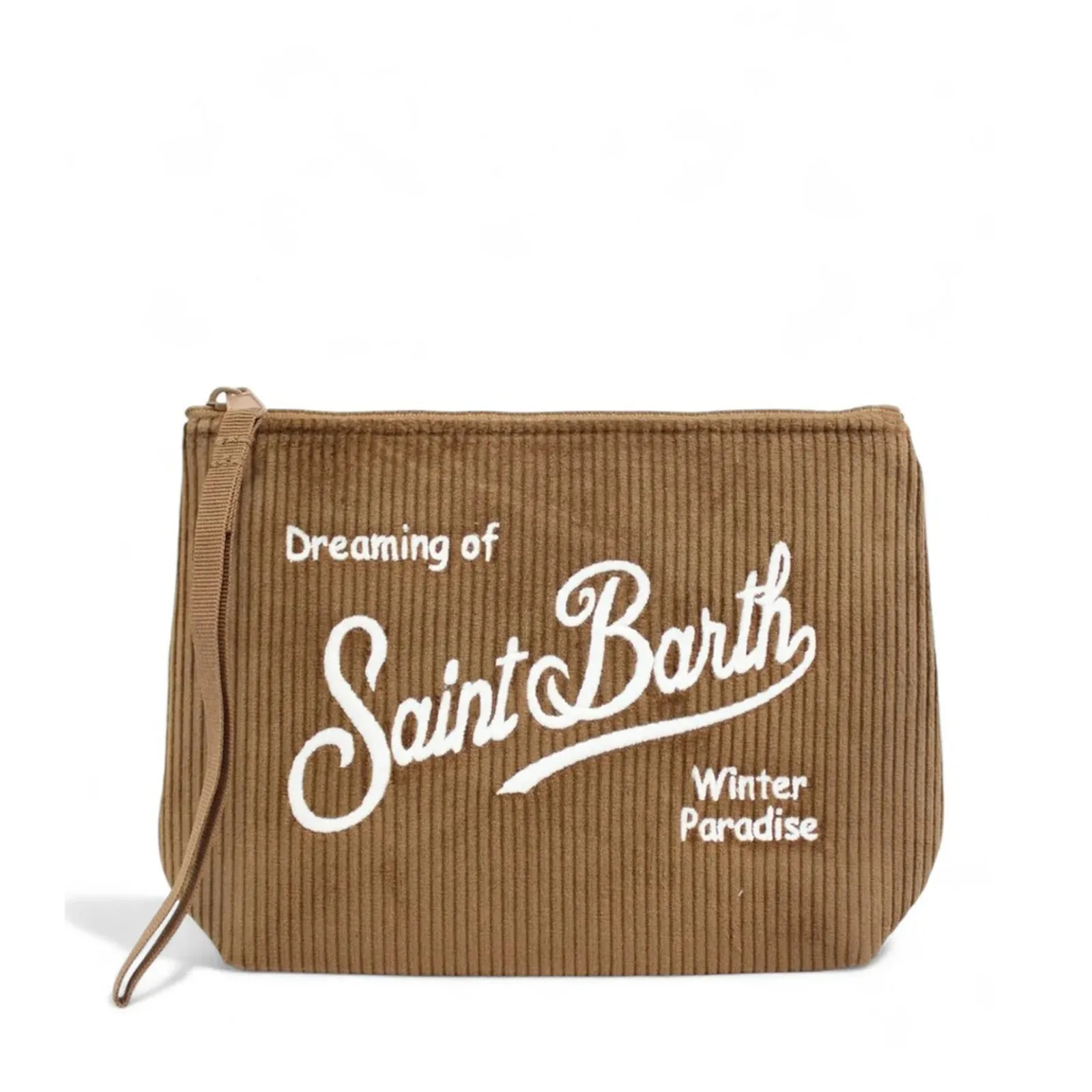 Mc2 Saint Barth Pochette Aline Corduroy Marrone Ali0024-01042I 164673