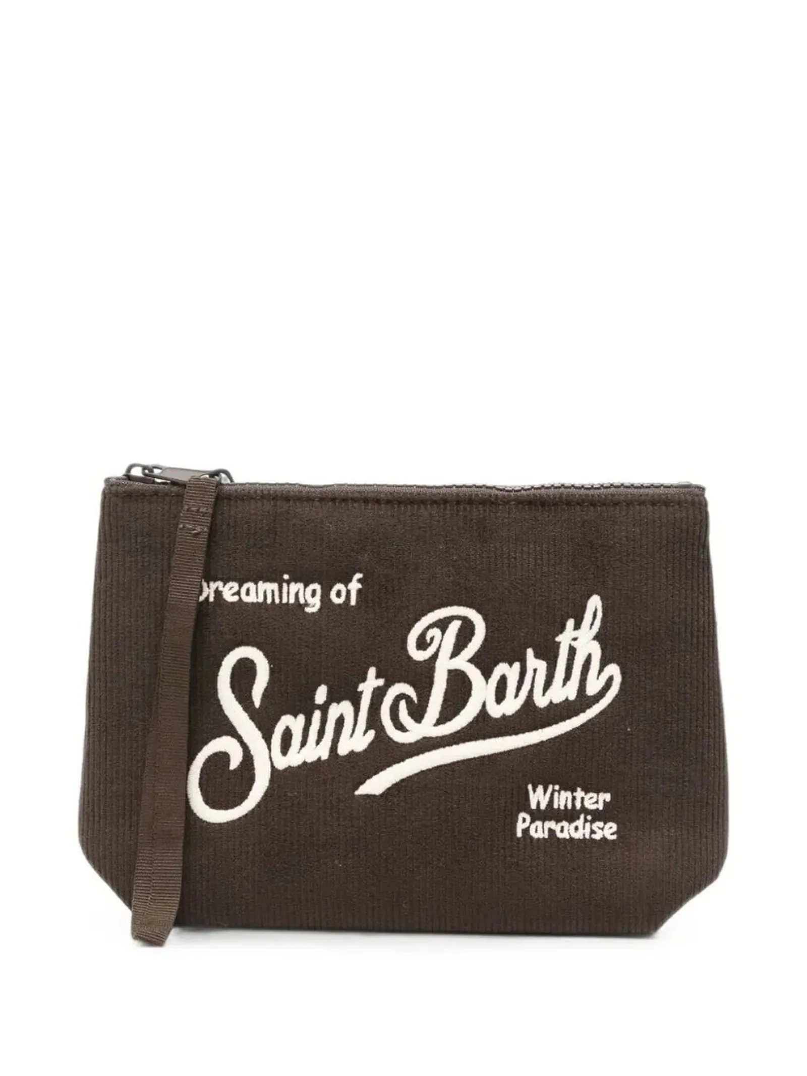 Mc2 Saint Barth Pochette Aline Corduroy Marrone Ali0059-00128M 195366