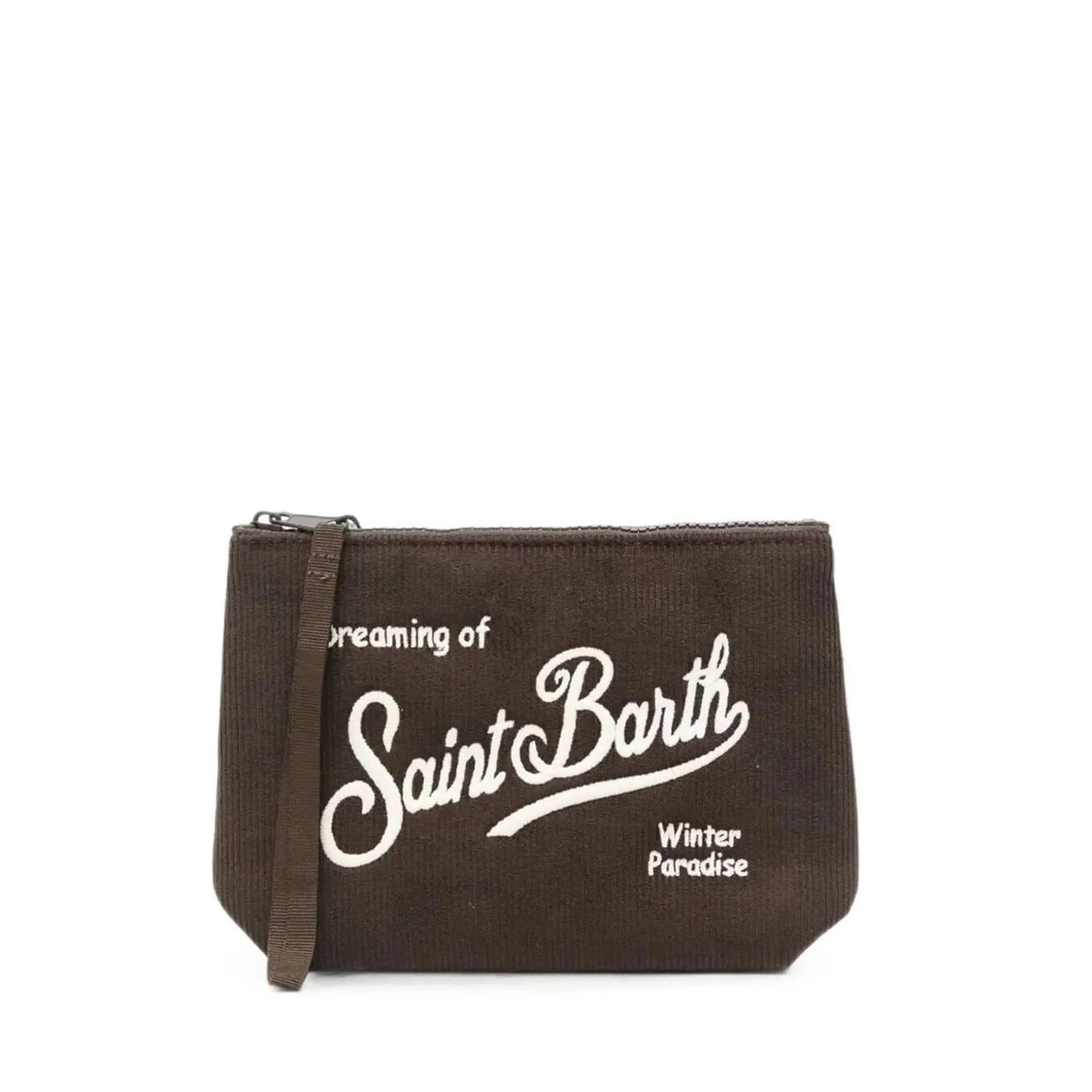 Mc2 Saint Barth Pochette Aline Corduroy Marrone Ali0059-00128M 196547