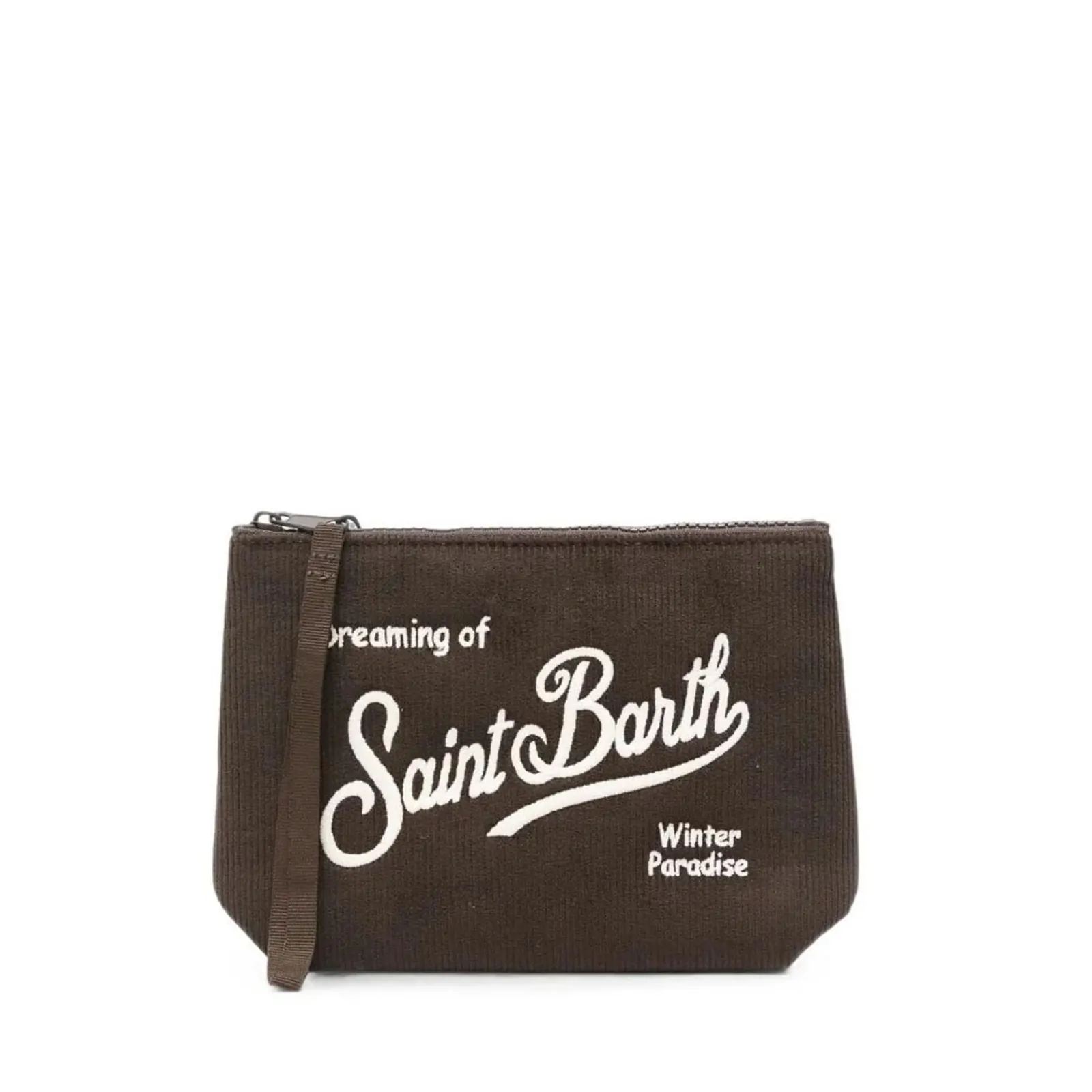 Mc2 Saint Barth Pochette Aline Corduroy Marrone Ali0059-00128M 196547