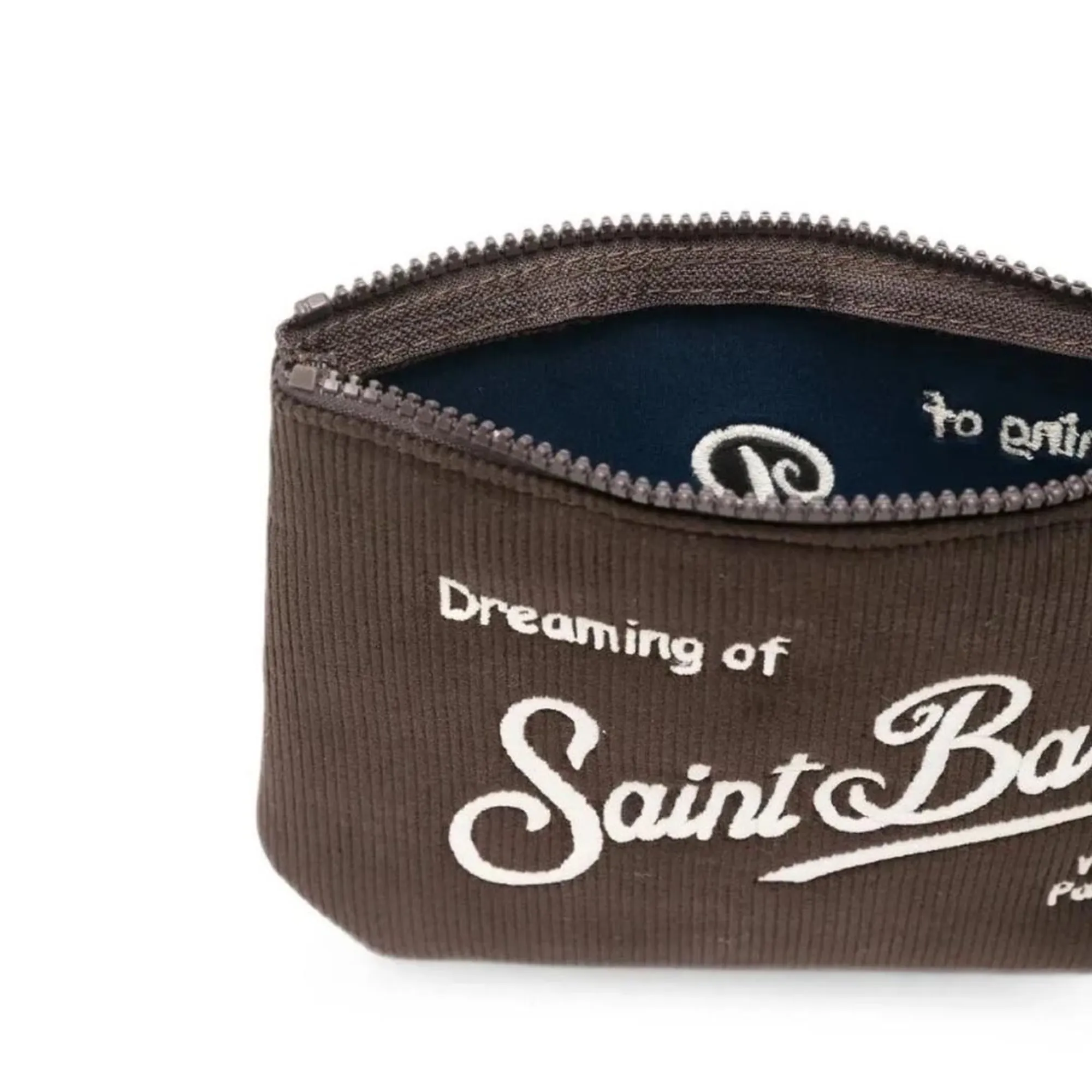Mc2 Saint Barth Pochette Aline Corduroy Marrone Ali0059-00128M 196548