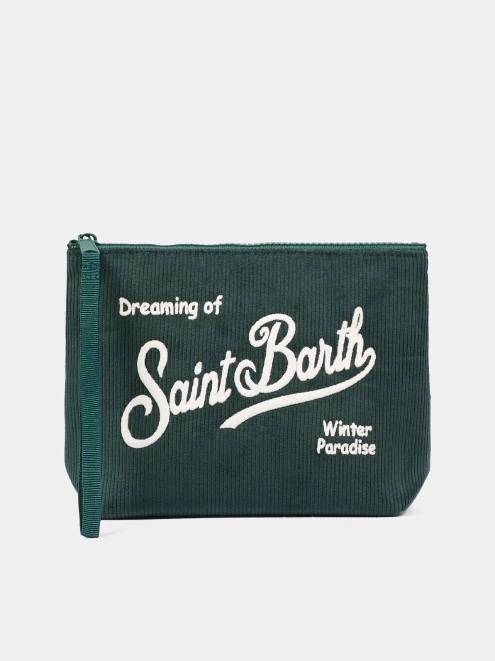Mc2 Saint Barth Pochette Aline Corduroy Verde Ali0059-00136M 194353