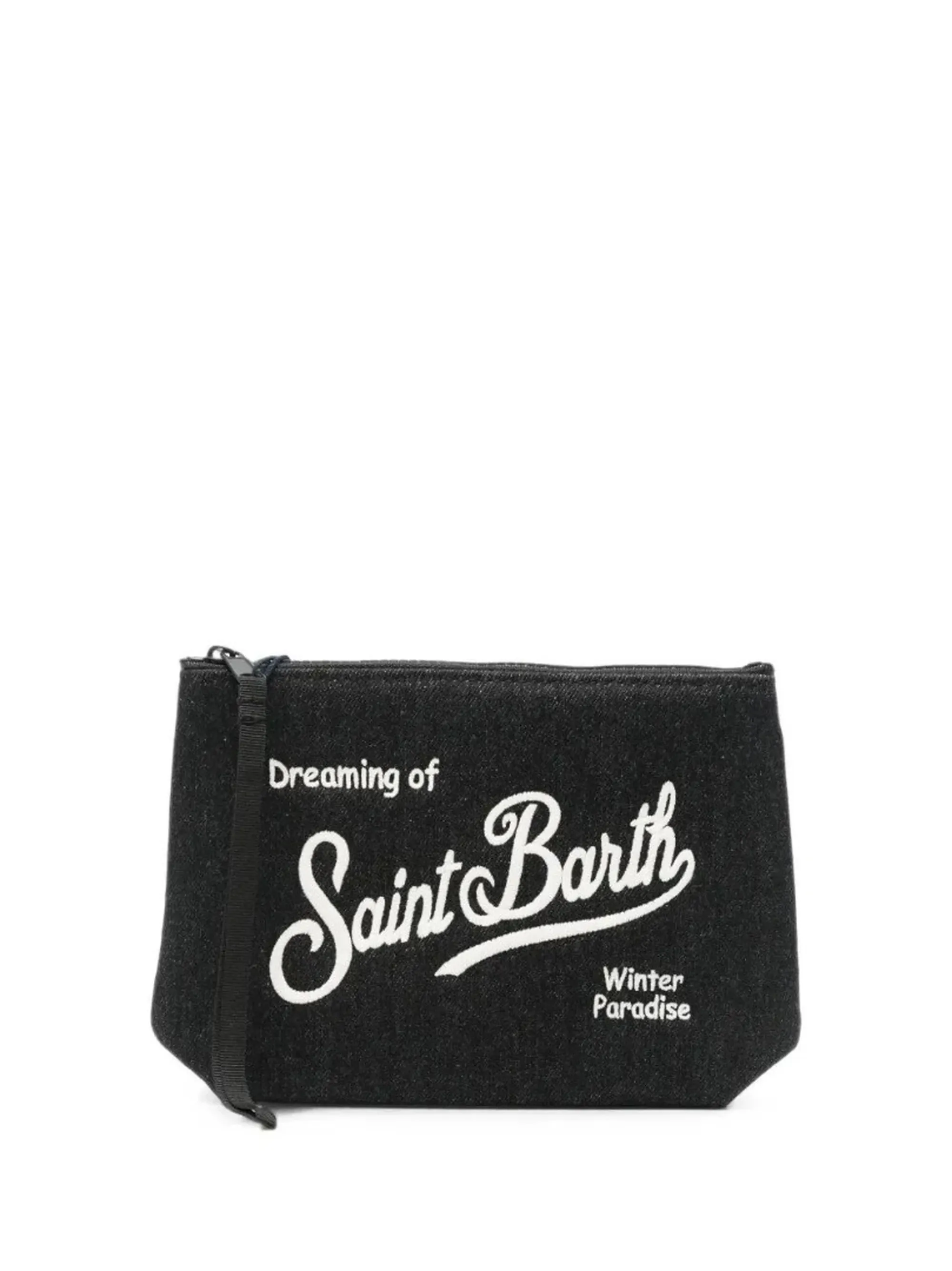 Mc2 Saint Barth B'Aline Denim Clutch' Black Ali0031-03095M 195384