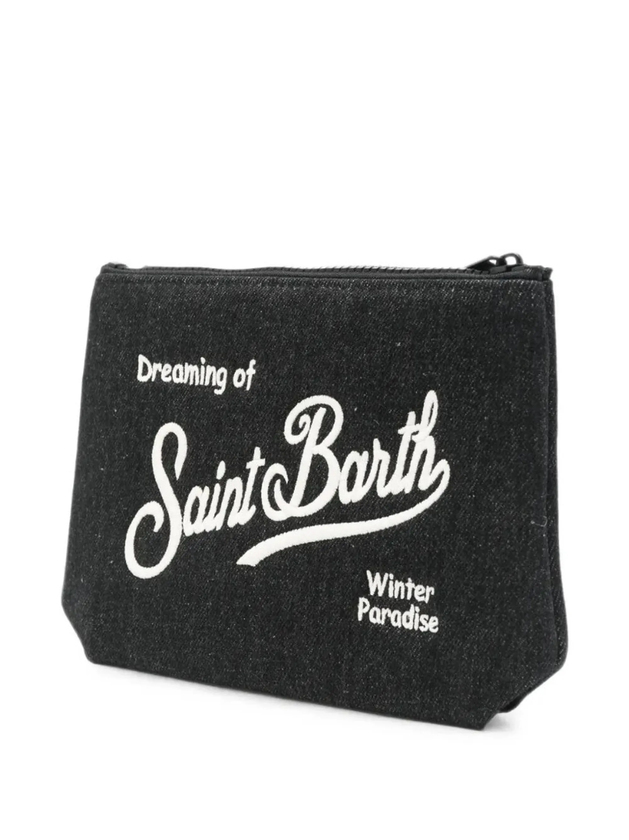 Mc2 Saint Barth B'Aline Denim Clutch' Black Ali0031-03095M 195385