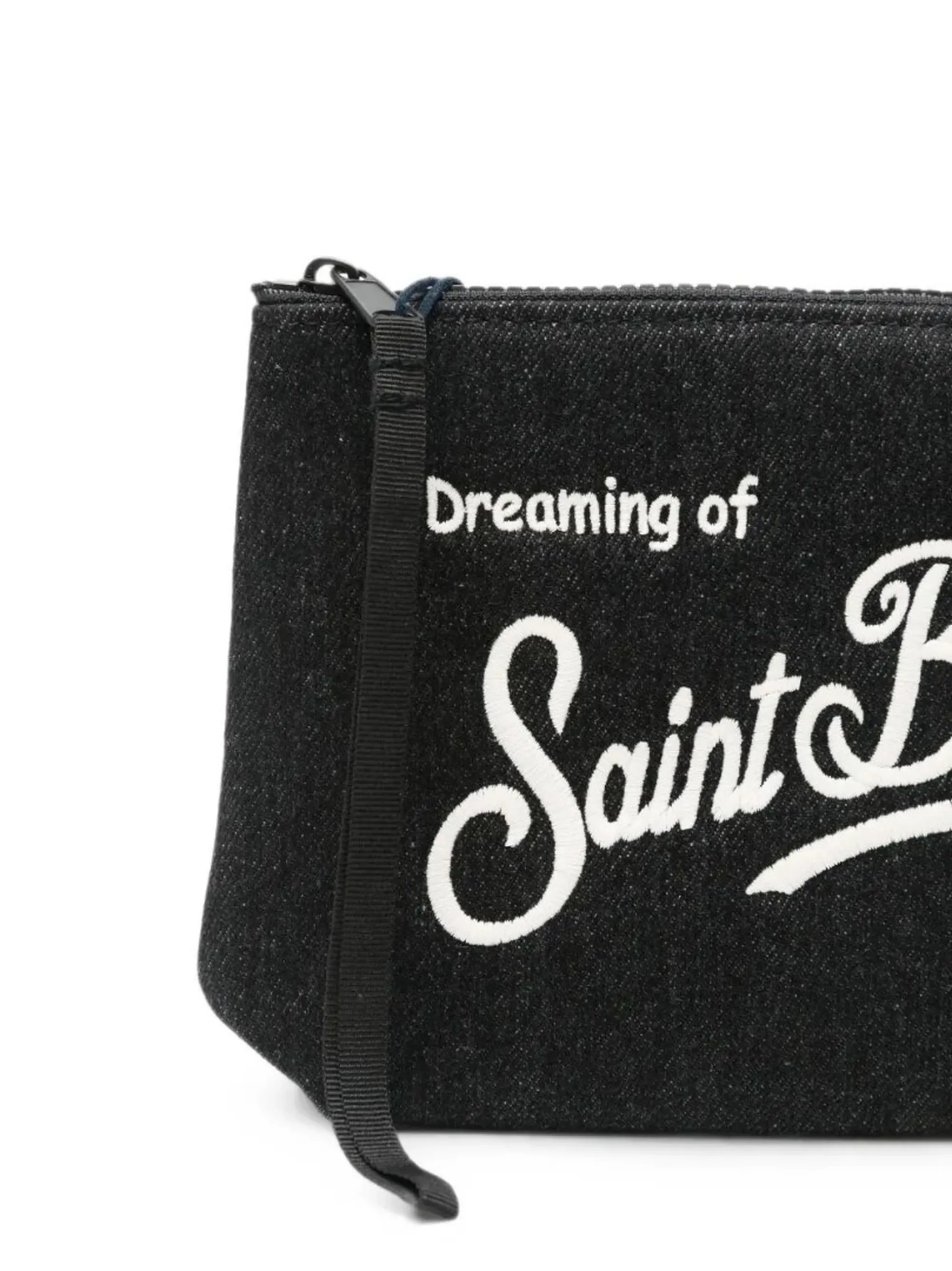 Mc2 Saint Barth B'Aline Denim Clutch' Black Ali0031-03095M 195386