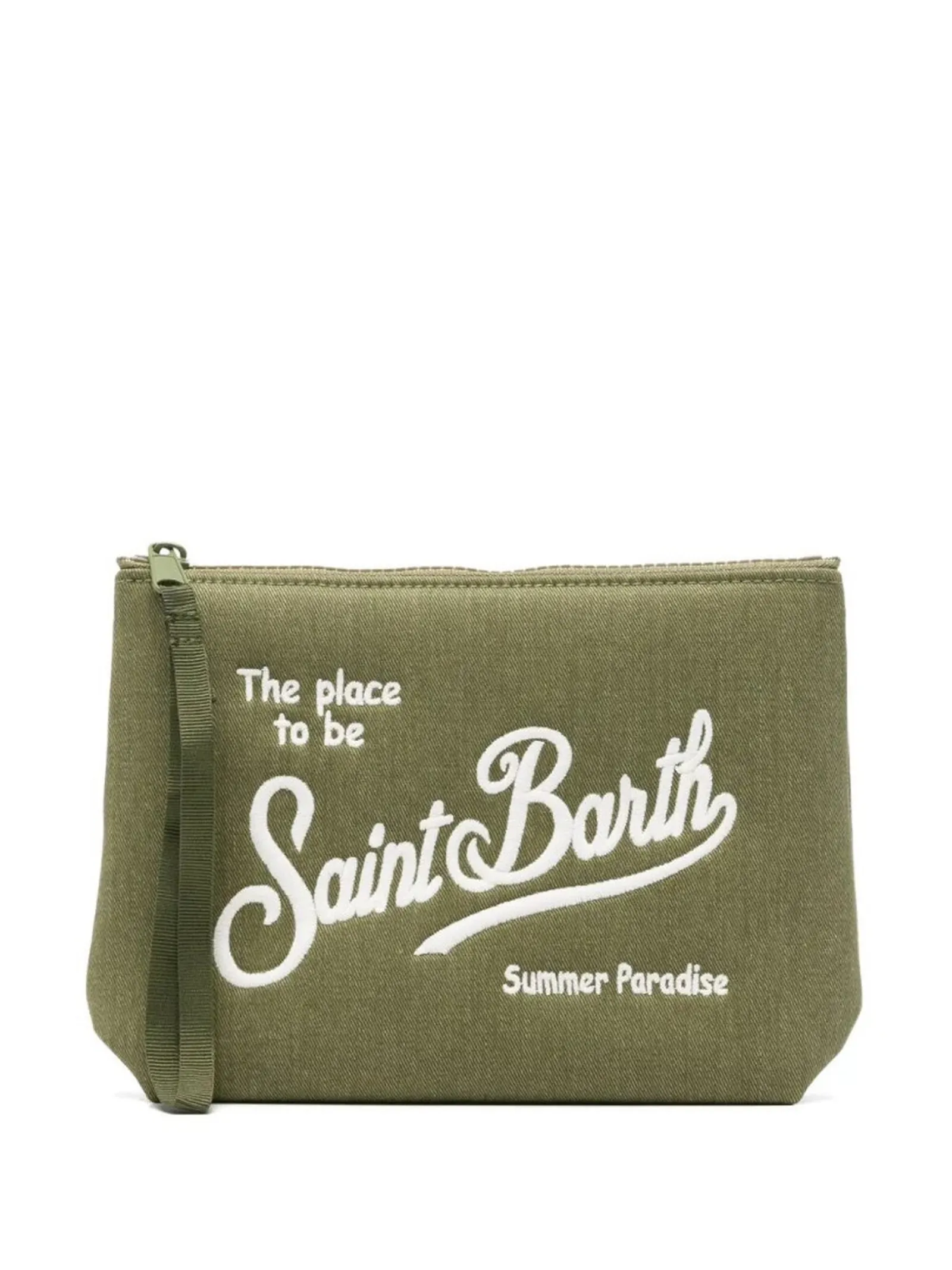 Mc2 Saint Barth Pochette Aline Denim Verde Ali0007-01441L 181323