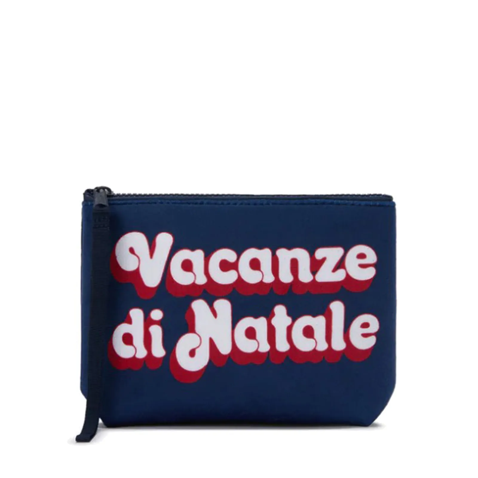 Mc2 Saint Barth Pochette Aline Effetto Lana Con Stampa Vacanza Di Natale Blu Ali0002-00013I 164710