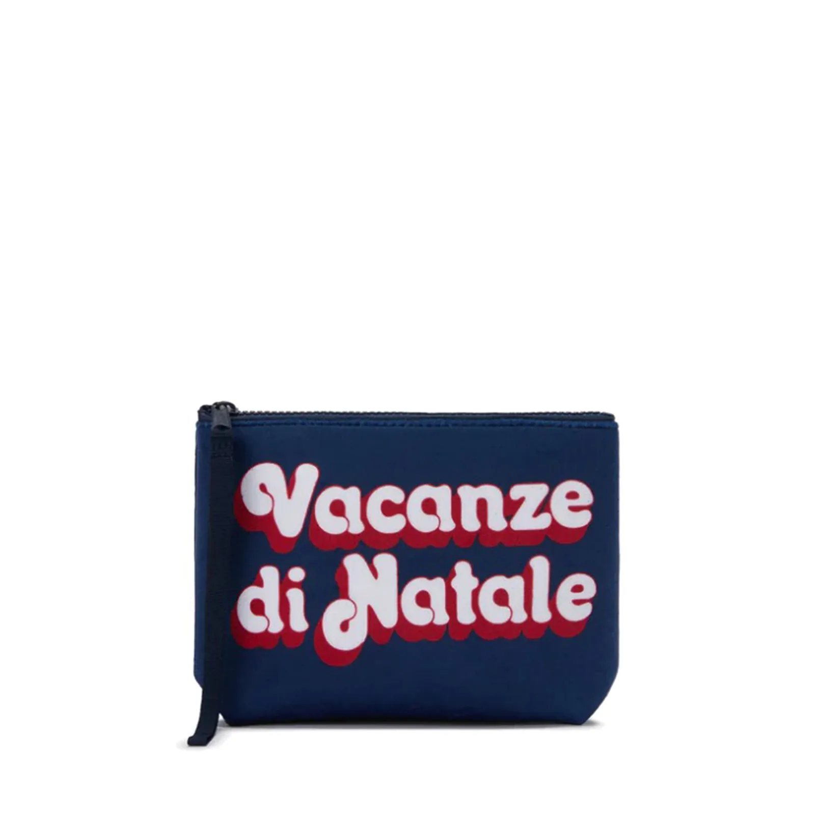 Mc2 Saint Barth Pochette Aline Effetto Lana Con Stampa Vacanza Di Natale Blu Ali0002-00013I 179275