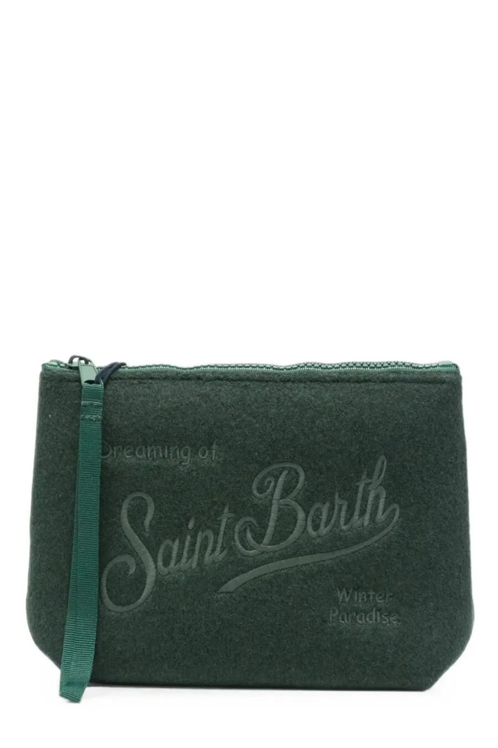 Mc2 Saint Barth Pochette Aline Felt Verde Ali0028-00136M 194338