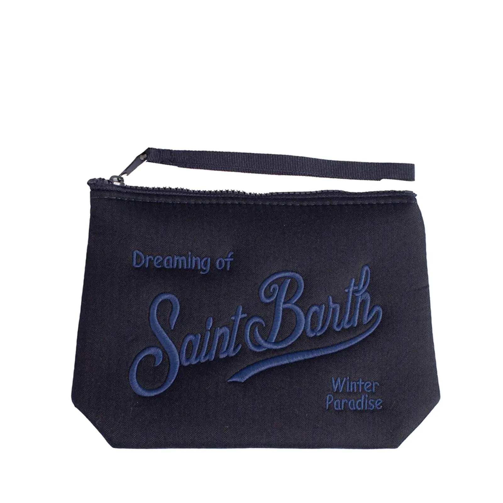 Mc2 Saint Barth Pochette Aline Flannel Blu Ali0025-04169I 164668