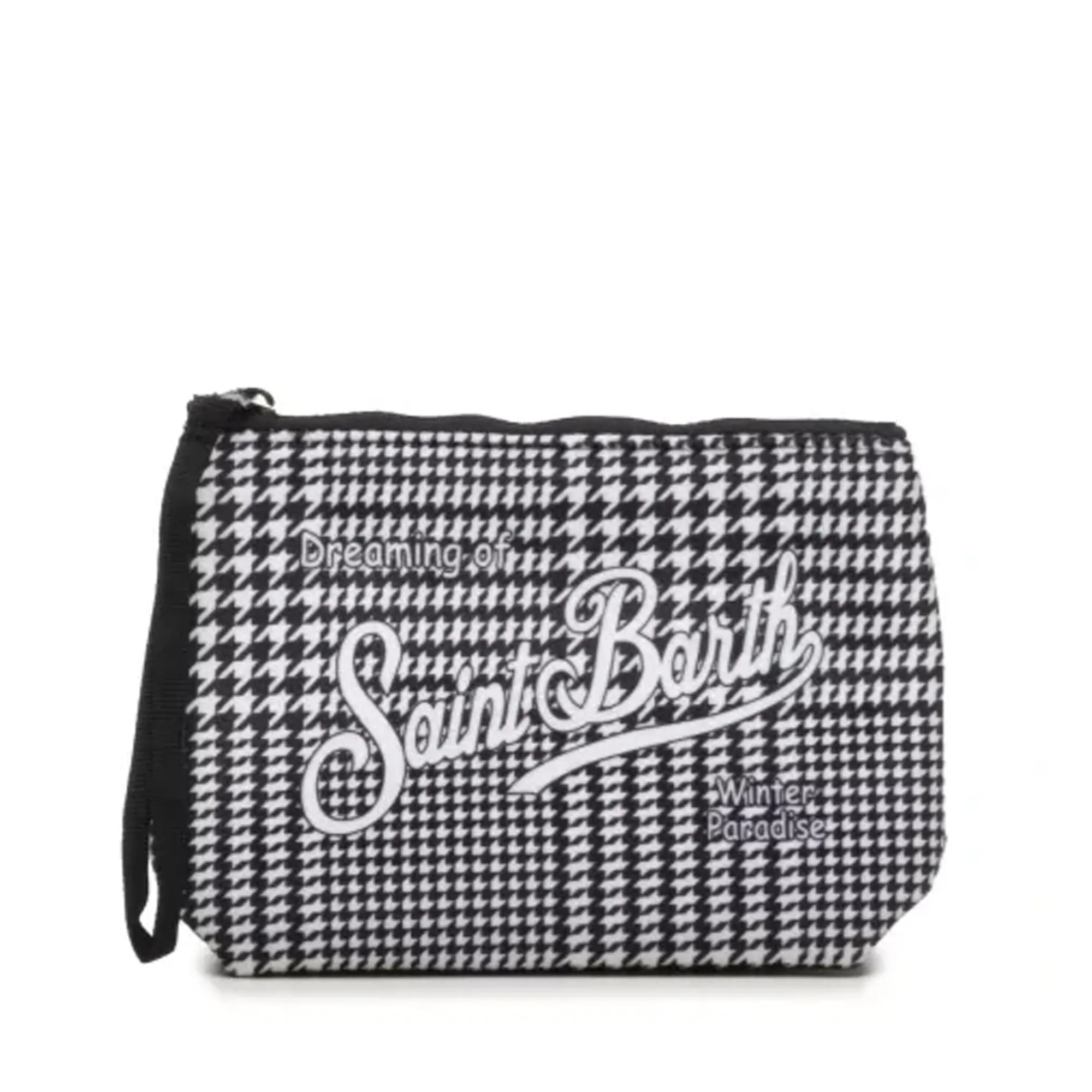 Mc2 Saint Barth Pochette Aline Glen Check Bianco Ali0002-02595I 164704