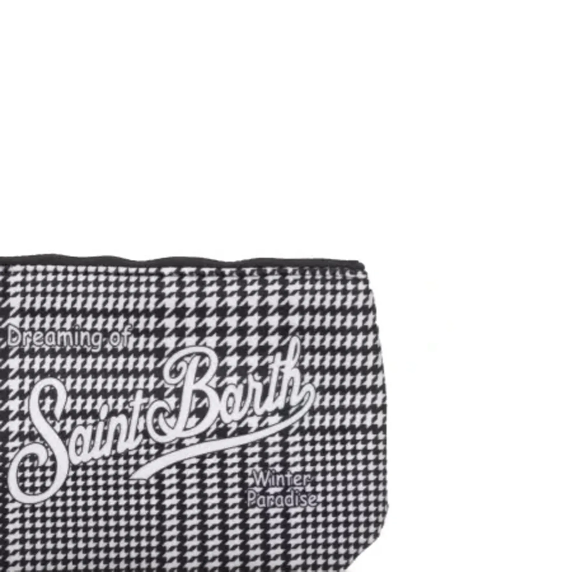 Mc2 Saint Barth Pochette Aline Glen Check Bianco Ali0002-02595I 164705