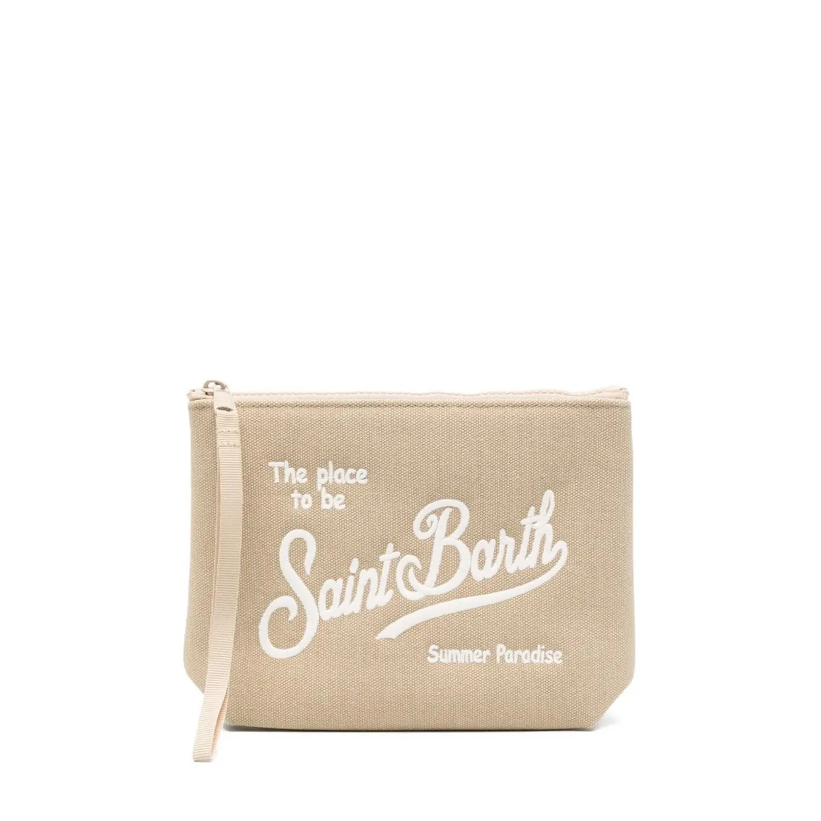 Mc2 Saint Barth Pochette Aline In Canvas Beige Ali0047-01336L 179701