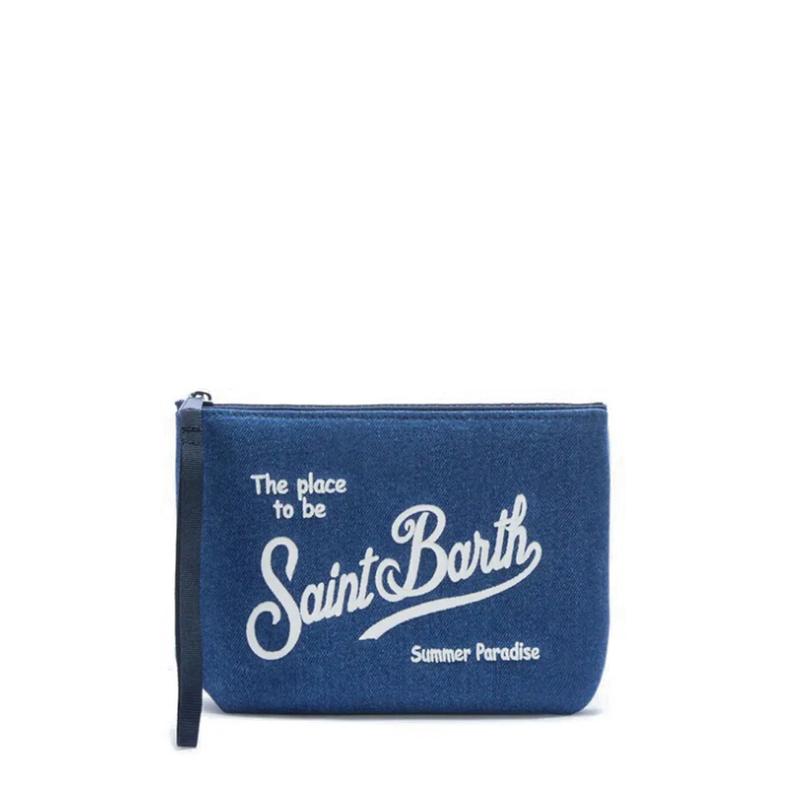 Mc2 Saint Barth Pochette Aline In Denim Denim Ali0007-00436L 179137