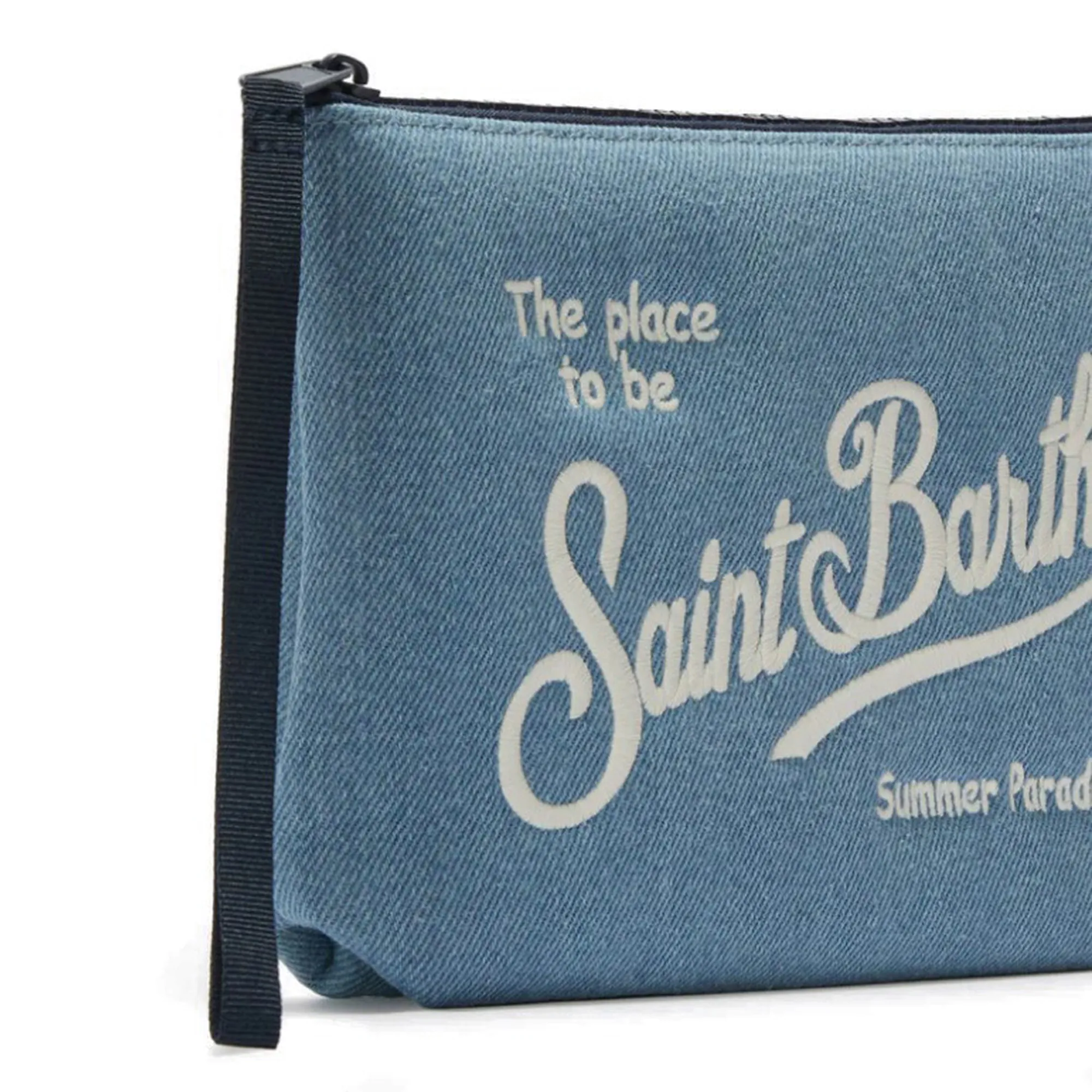 Mc2 Saint Barth B'Pochette Aline In Denim' Light Denim Ali0007-01759L 179136