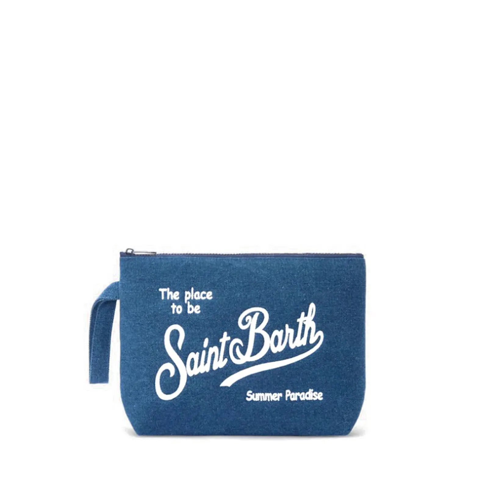 Mc2 Saint Barth Pochette Aline In Effetto Denim Denim Ali0017-00436L 179243