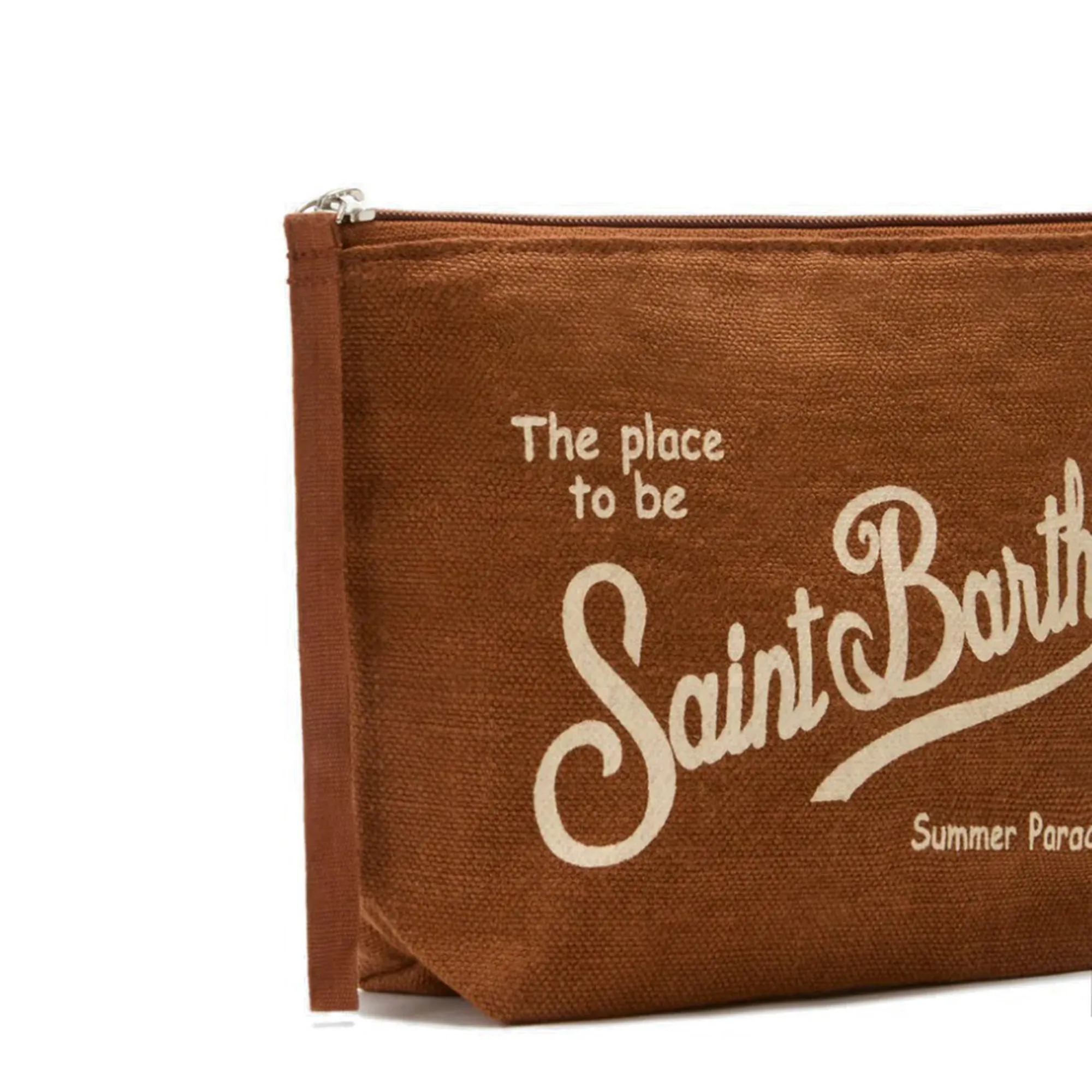 Mc2 Saint Barth B'Aline Linen Pouch' Brown Ali0004-00396L 179001