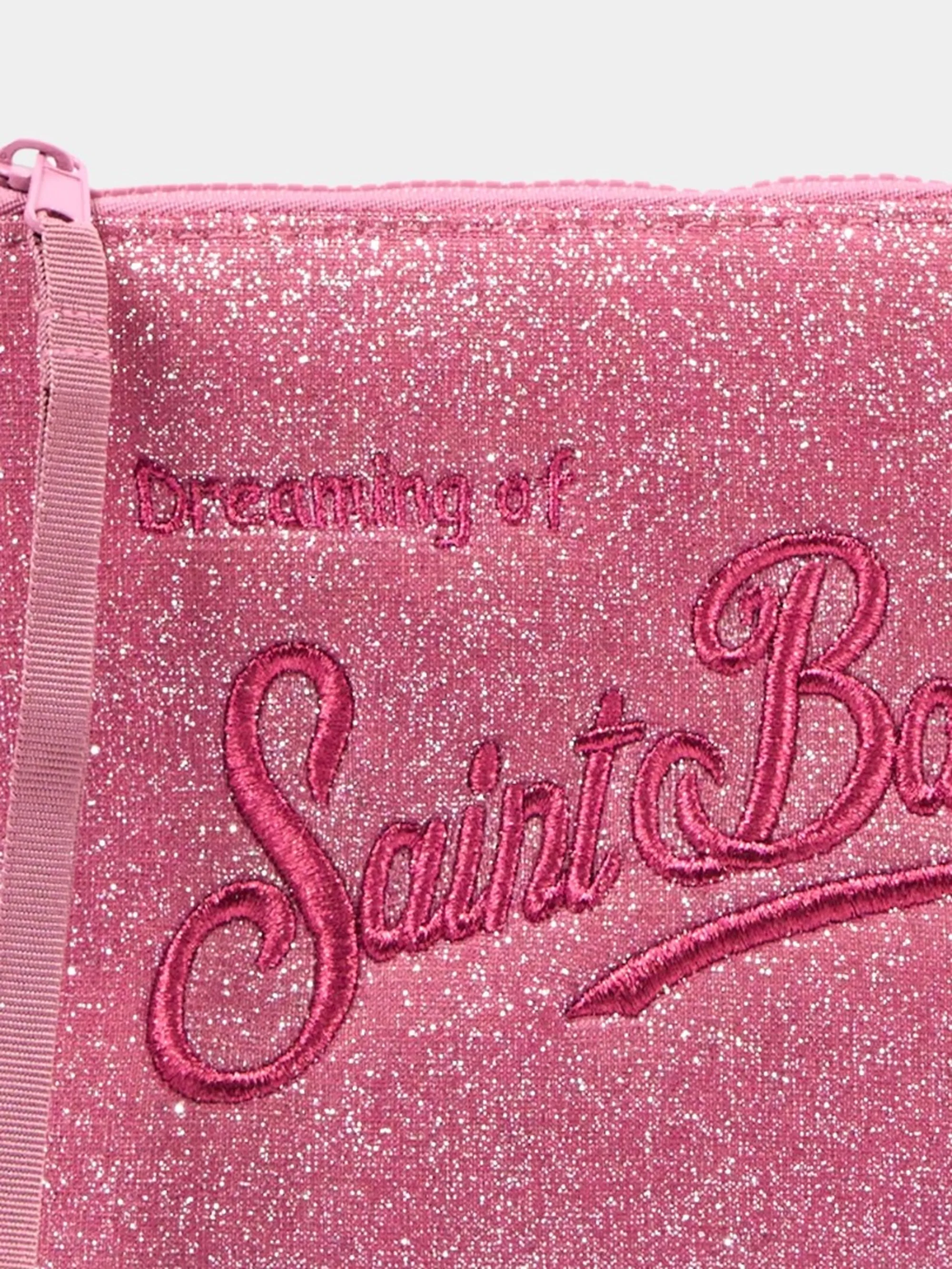 Mc2 Saint Barth B'Aline Lurex Clutch' Fuchsia Ali0026-00192M 195419