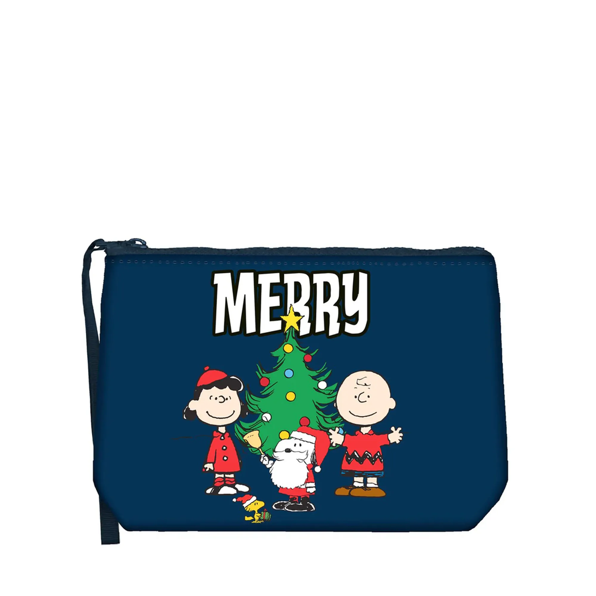 Mc2 Saint Barth Pochette Aline Peanuts Christmas Blu Ali0002-02513I 164706