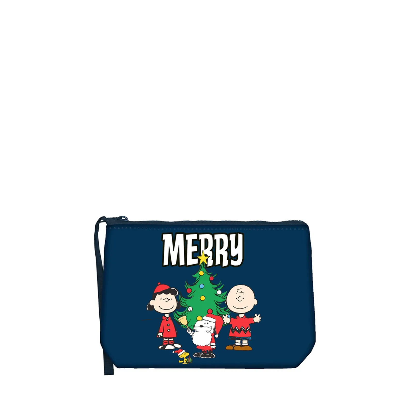 Mc2 Saint Barth Pochette Aline Peanuts Christmas Blu Ali0002-02513I 179272