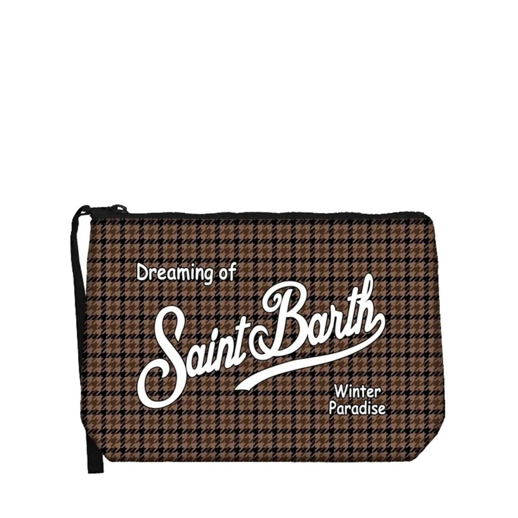 Mc2 Saint Barth Pochette Aline Pied De Poule Marrone Ali0002-02824I 164698