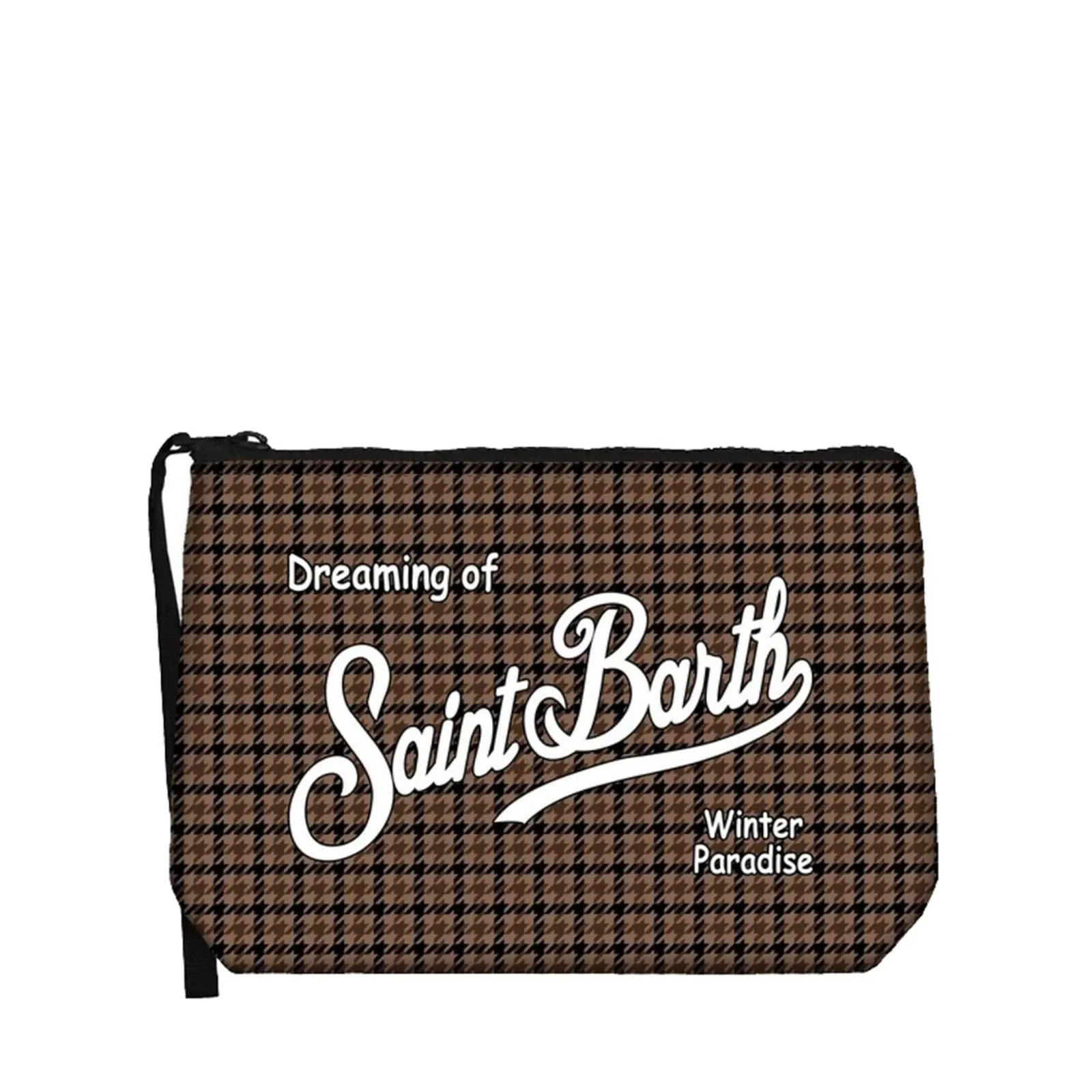 Mc2 Saint Barth Pochette Aline Pied De Poule Marrone Ali0002-02824I 164698