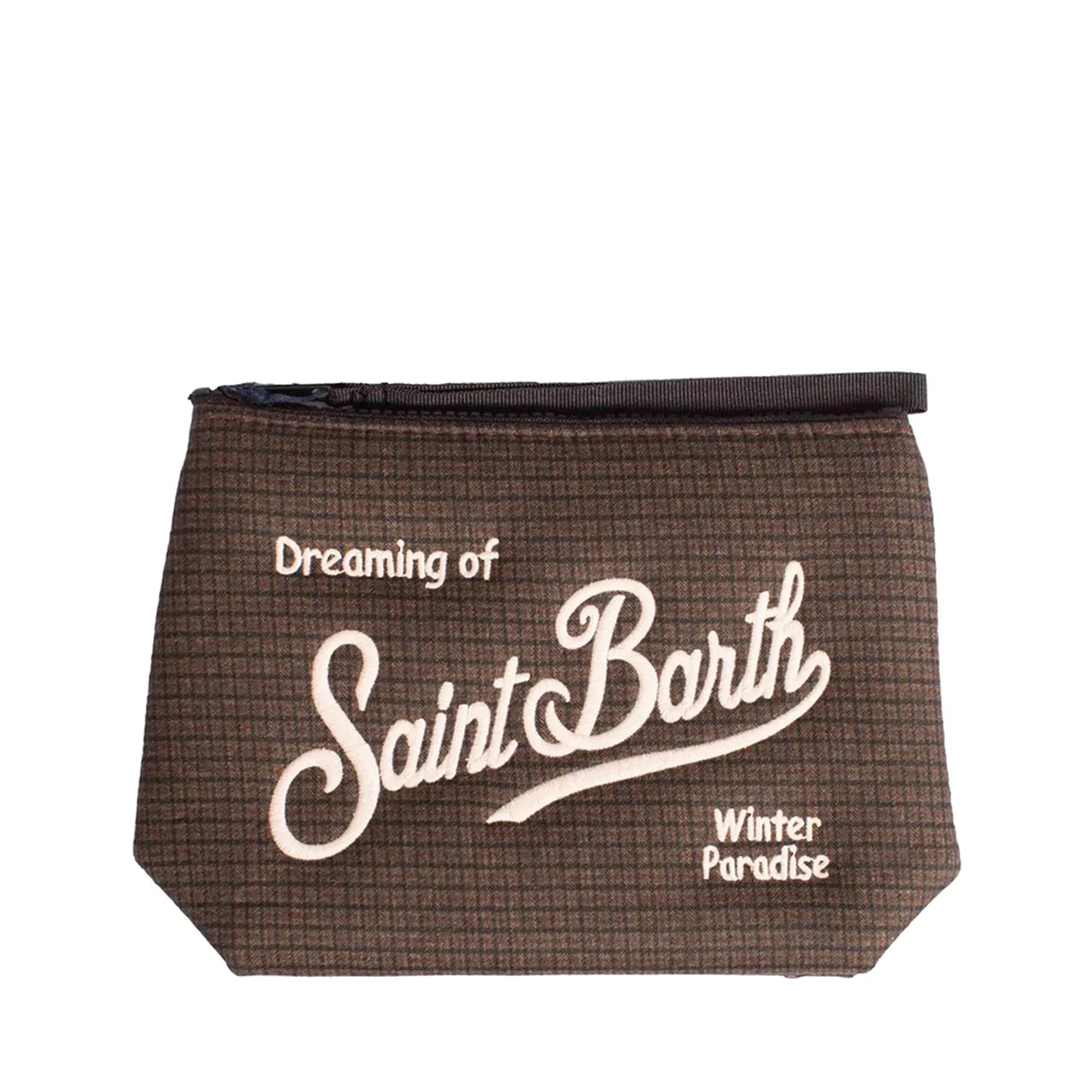 Mc2 Saint Barth Pochette Aline  Pied De Poule Marrone Ali0025-00273I 164669