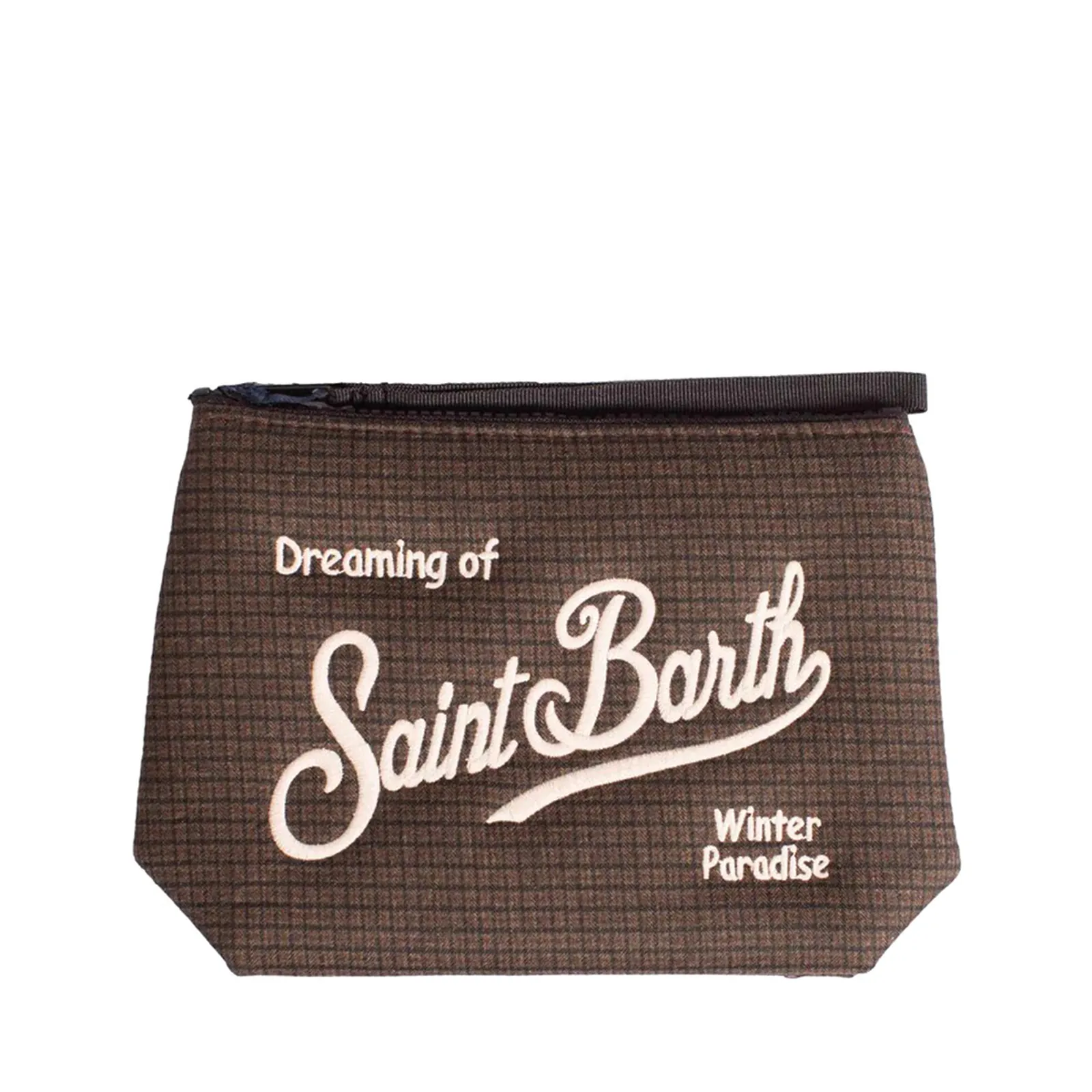 Mc2 Saint Barth Pochette Aline  Pied De Poule Marrone Ali0025-00273I 164669