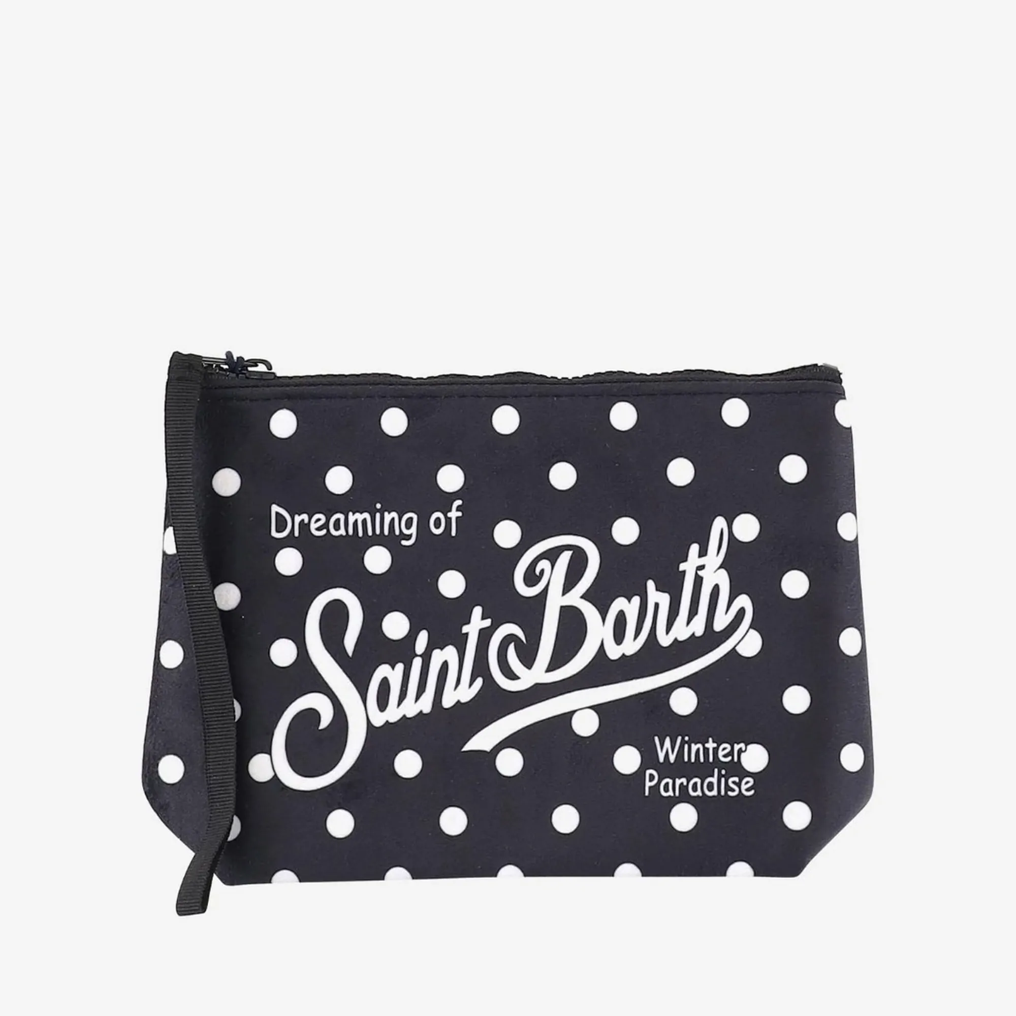 Mc2 Saint Barth B'Aline Polka Dot Clutch' Black Ali0002-04159M 201462