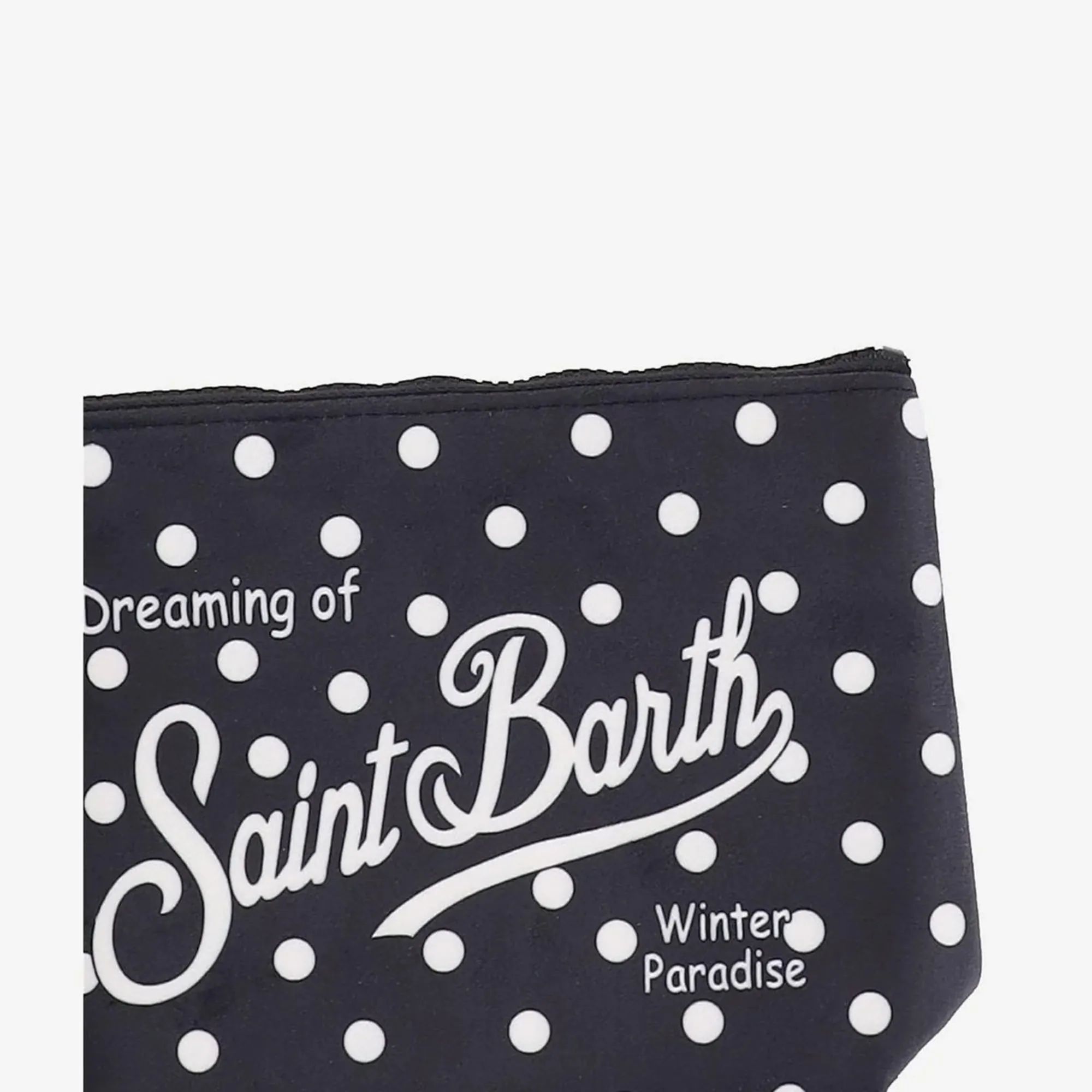 Mc2 Saint Barth B'Aline Polka Dot Clutch' Black Ali0002-04159M 201463