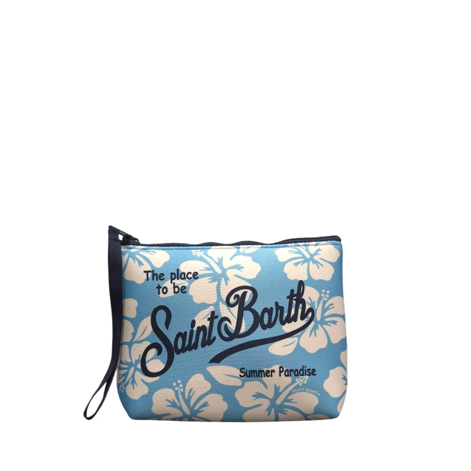 Mc2 Saint Barth Pochette Aline Simple Hibiscus Celeste Alin001-07532L 179217